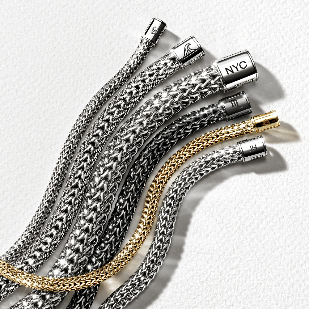 Icon Bracelet, Dark Silver, 7.5MM|BU990400BRD - Image 5