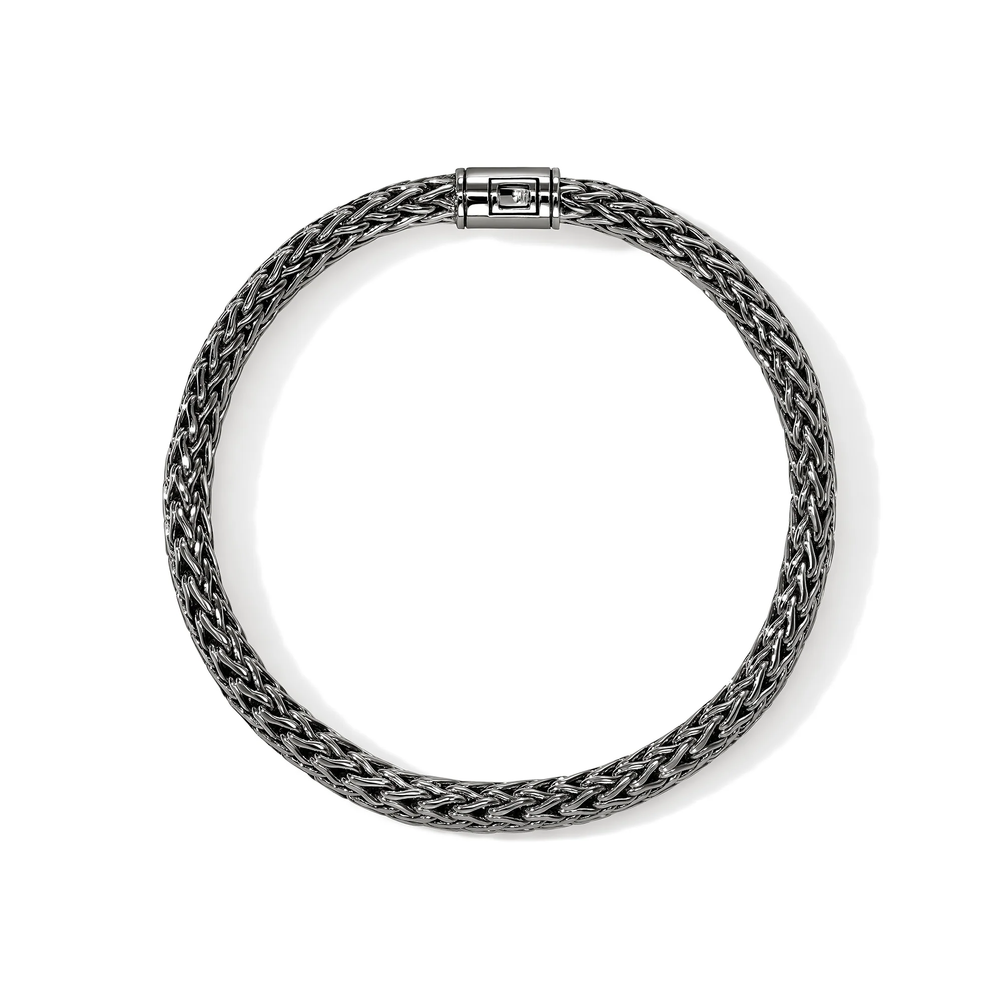 Icon Bracelet, Dark Silver, 6.5MM|BU990904BRD - Image 3