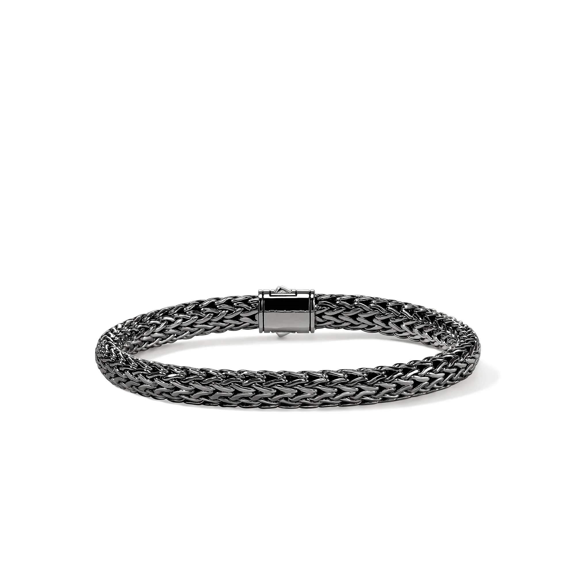 Icon Bracelet, Dark Silver, 6.5MM|BU990904BRD - Image 4