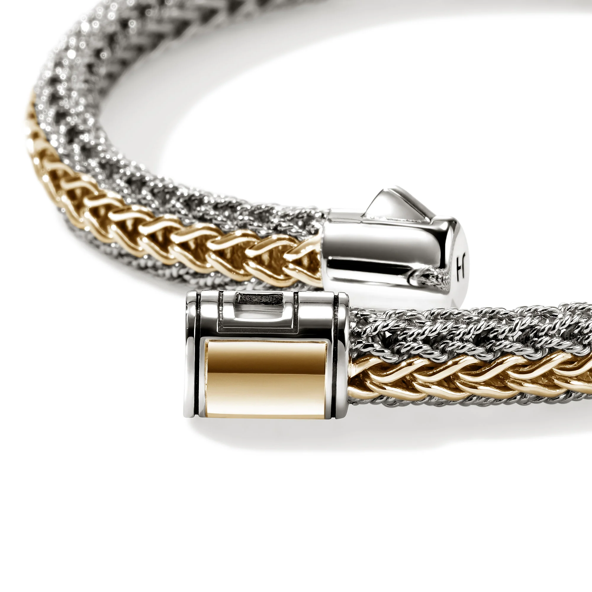 Icon Bracelet, Reversible, Gold, Sterling Silver, 6.5MM|BUZZ990905RV - Image 2