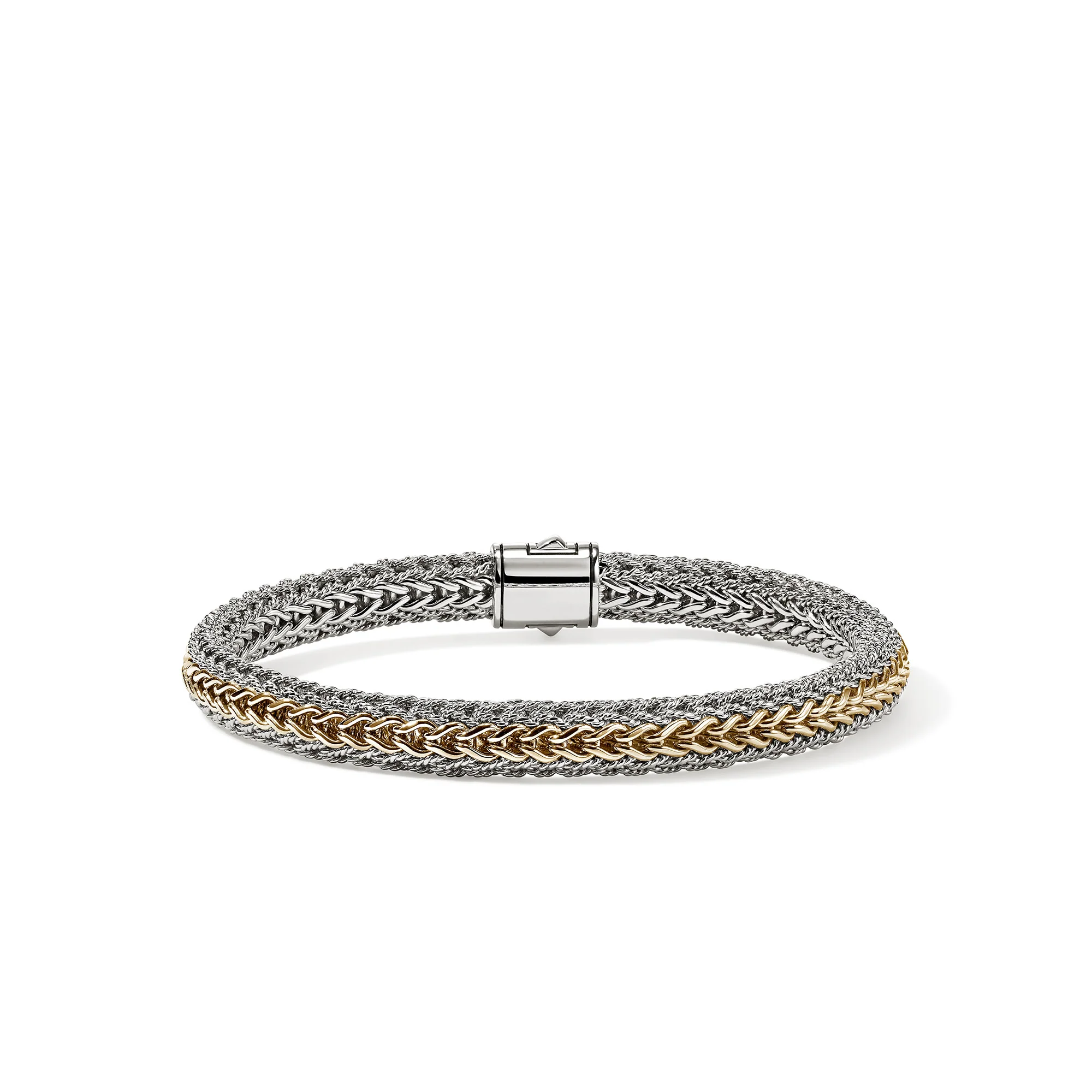 Icon Bracelet, Reversible, Gold, Sterling Silver, 6.5MM|BUZZ990905RV - Image 4