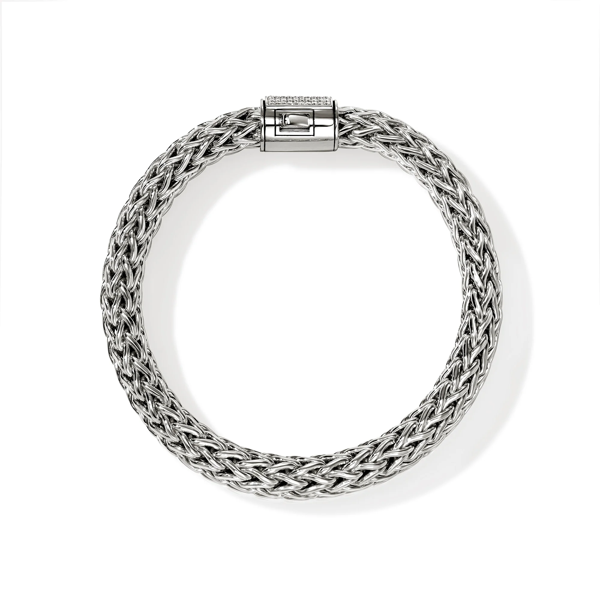 Icon Bracelet, Sterling Silver, Diamonds, 10.5MM|BUP9994042DI - Image 3