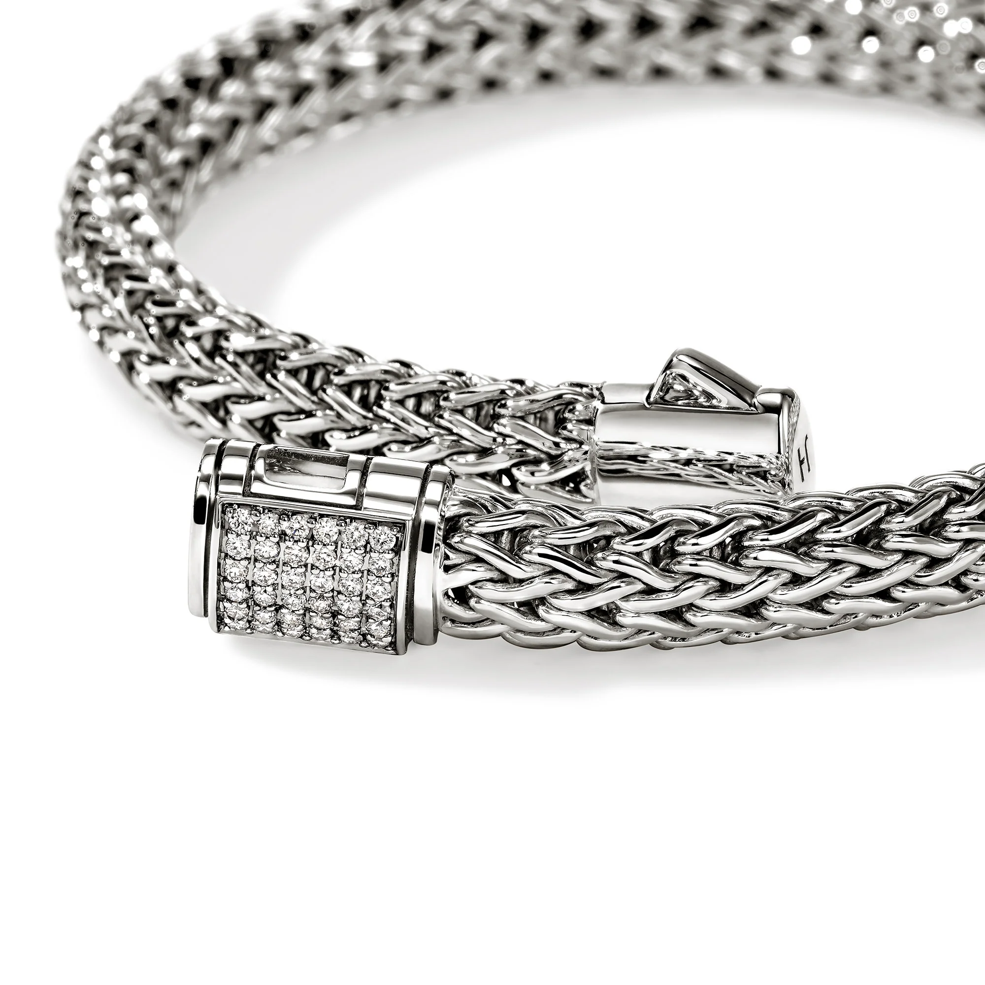 Icon Bracelet, Sterling Silver, Diamonds, 6.5MM|BUP9909042DI - Image 2