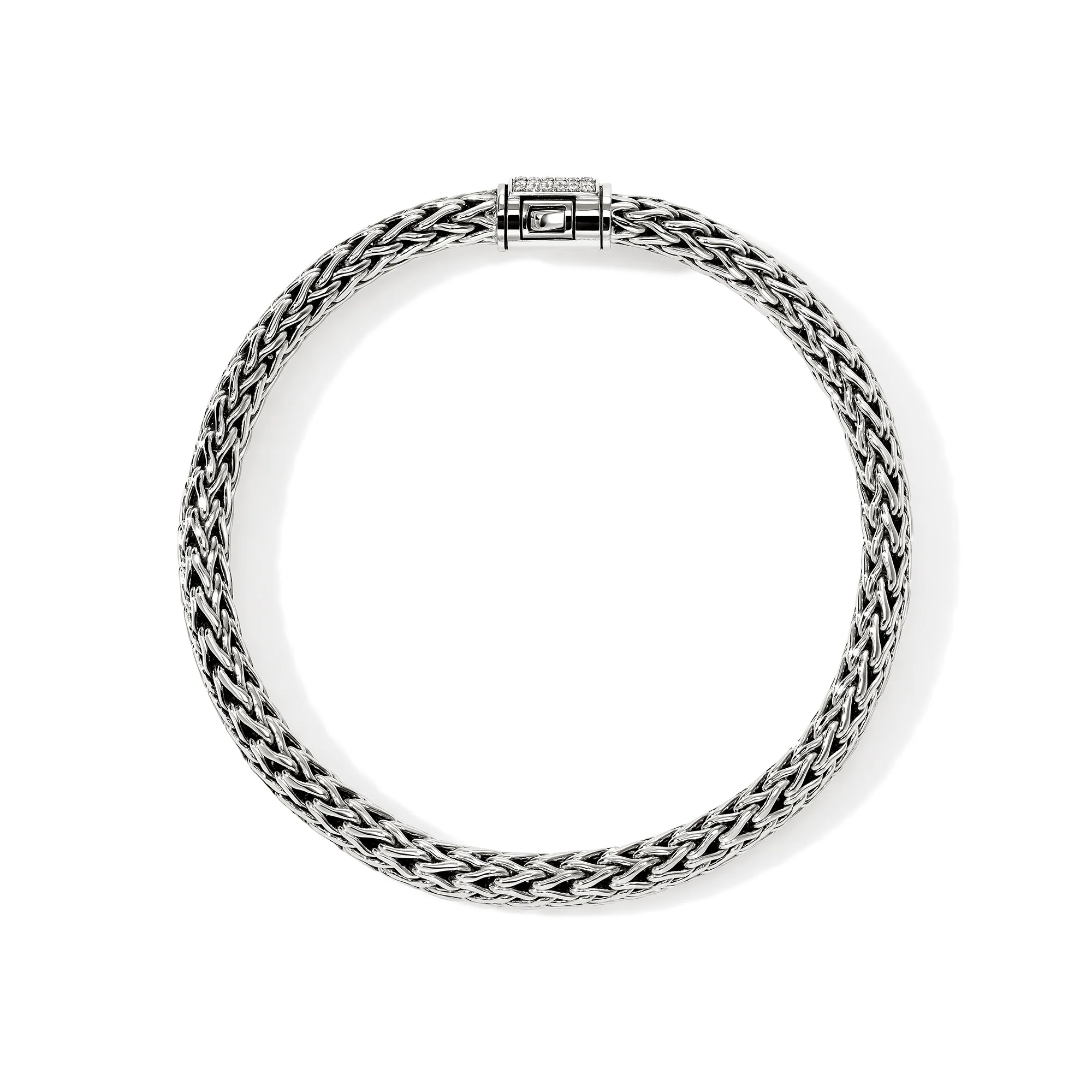 Icon Bracelet, Sterling Silver, Diamonds, 6.5MM|BUP9909042DI - Image 3