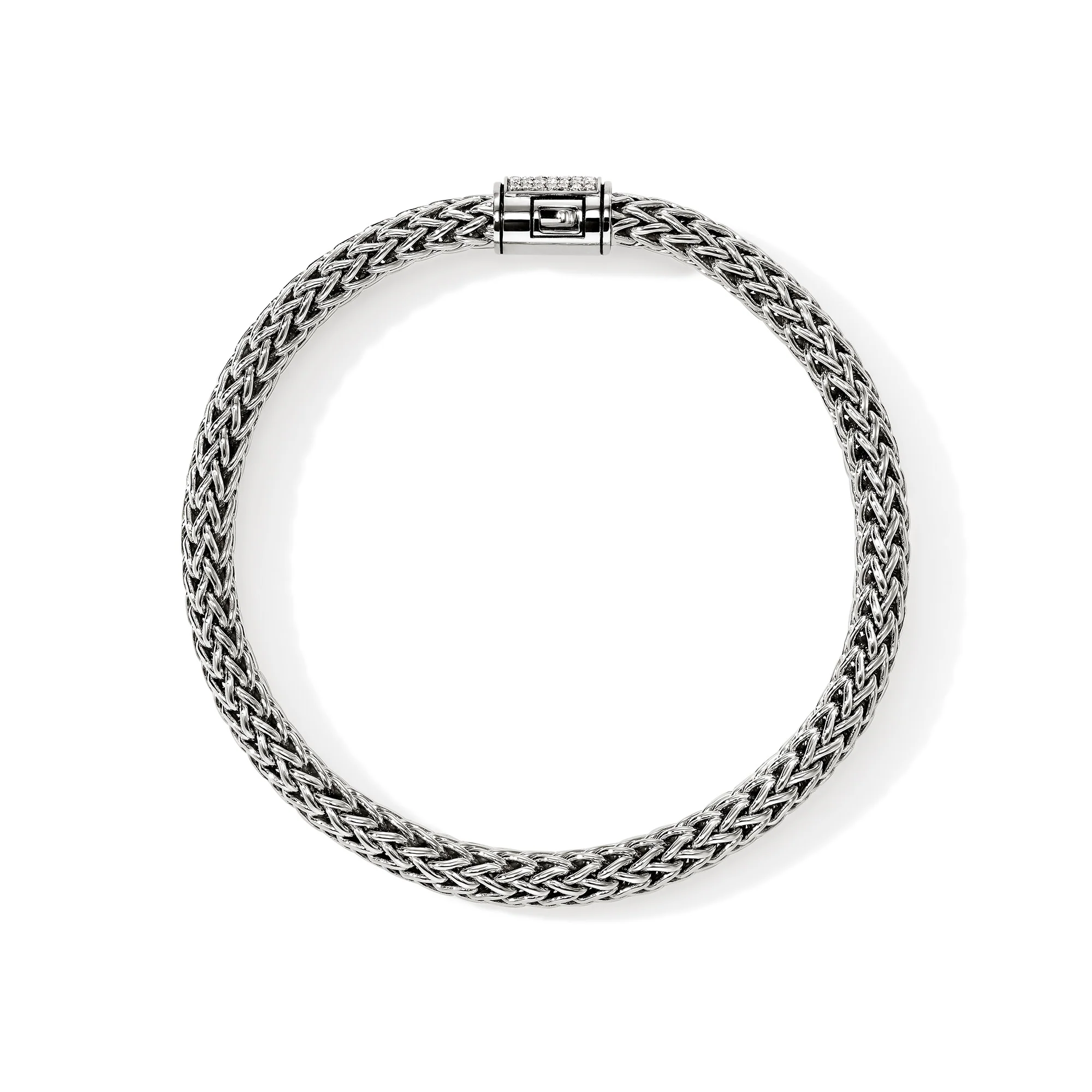 Icon Bracelet, Sterling Silver, Diamonds, 7.5MM|BUP9904002DI - Image 3