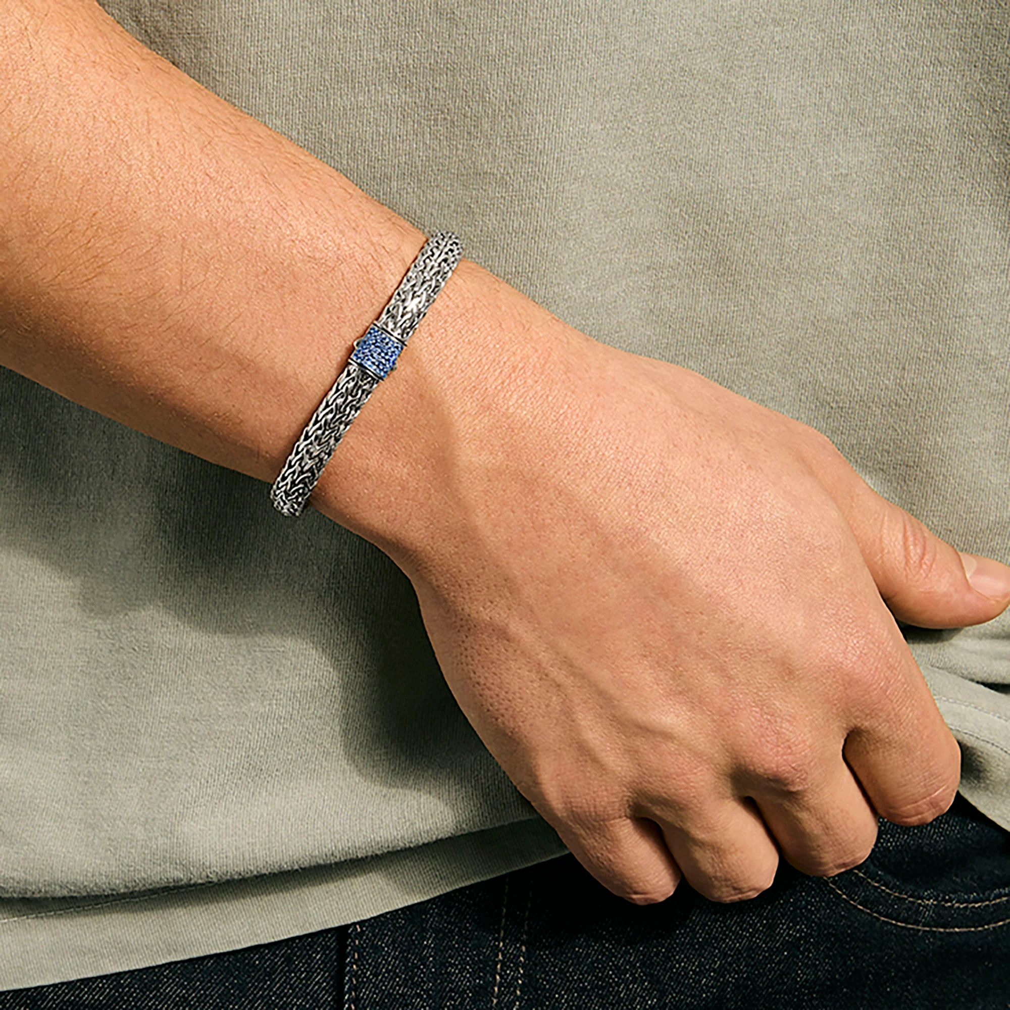 Icon Bracelet, Sterling Silver, Gemstones, 6.5MM|BUS9909044BSP - Image 6