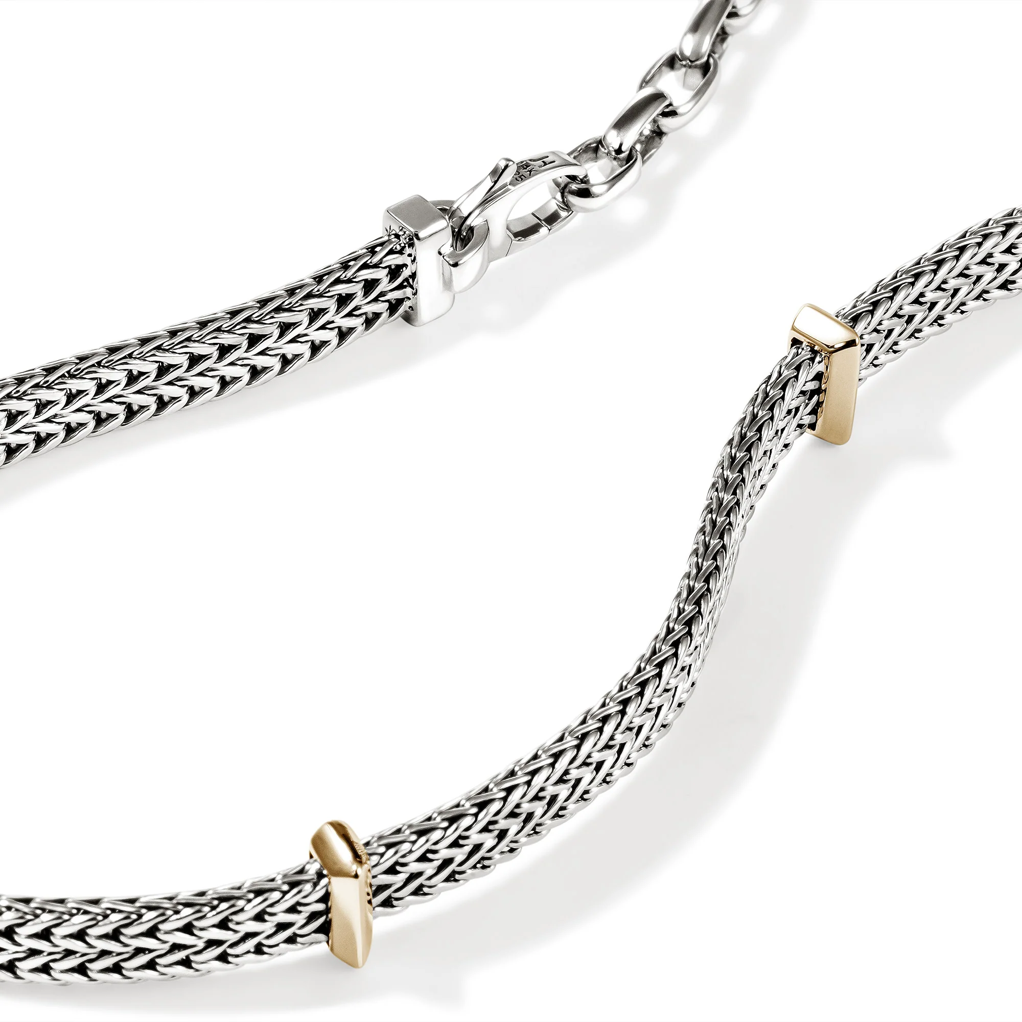 Icon Link Choker, Gold, Sterling Silver, 6MM|NZZ97220 - Image 2