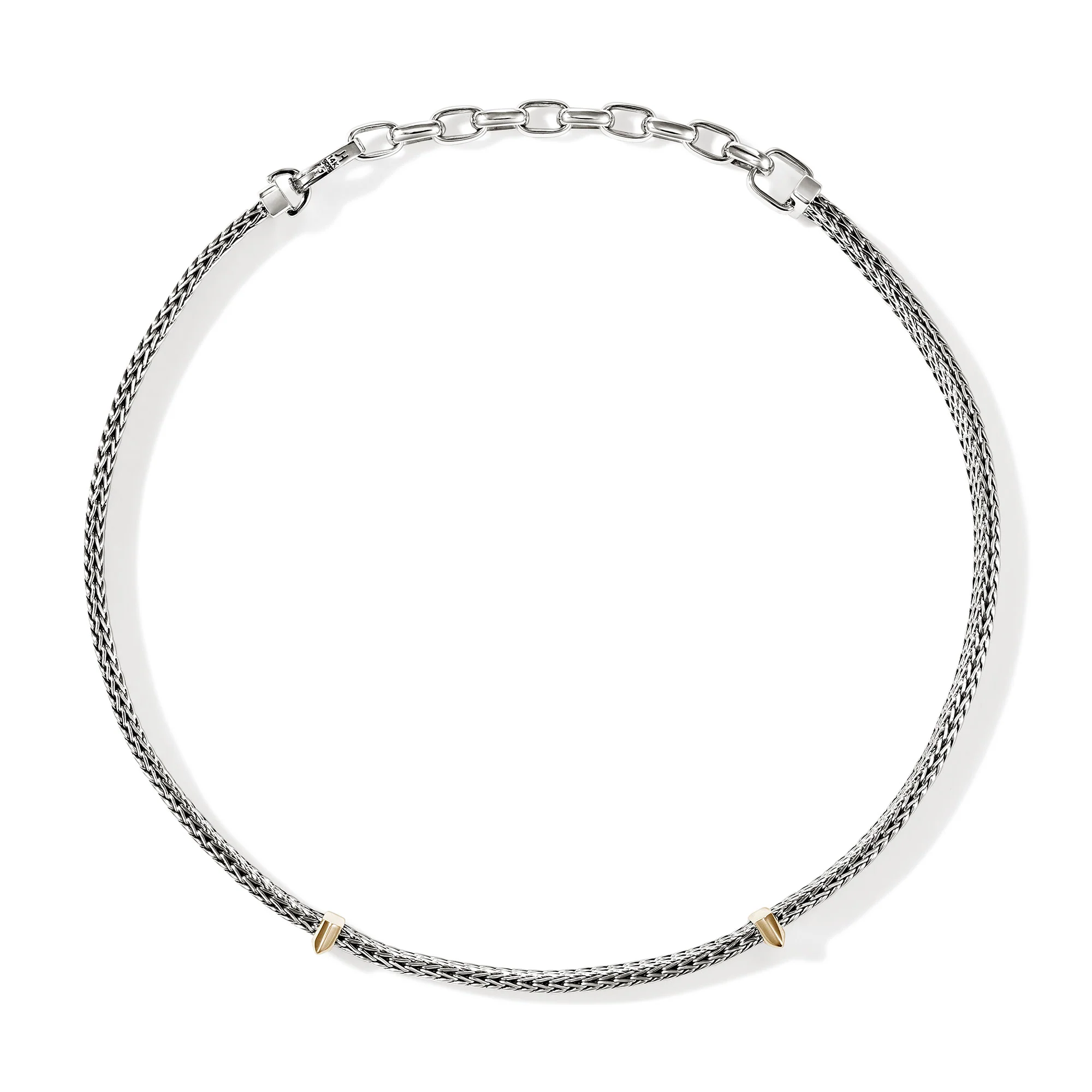 Icon Link Choker, Gold, Sterling Silver, 6MM|NZZ97220 - Image 3