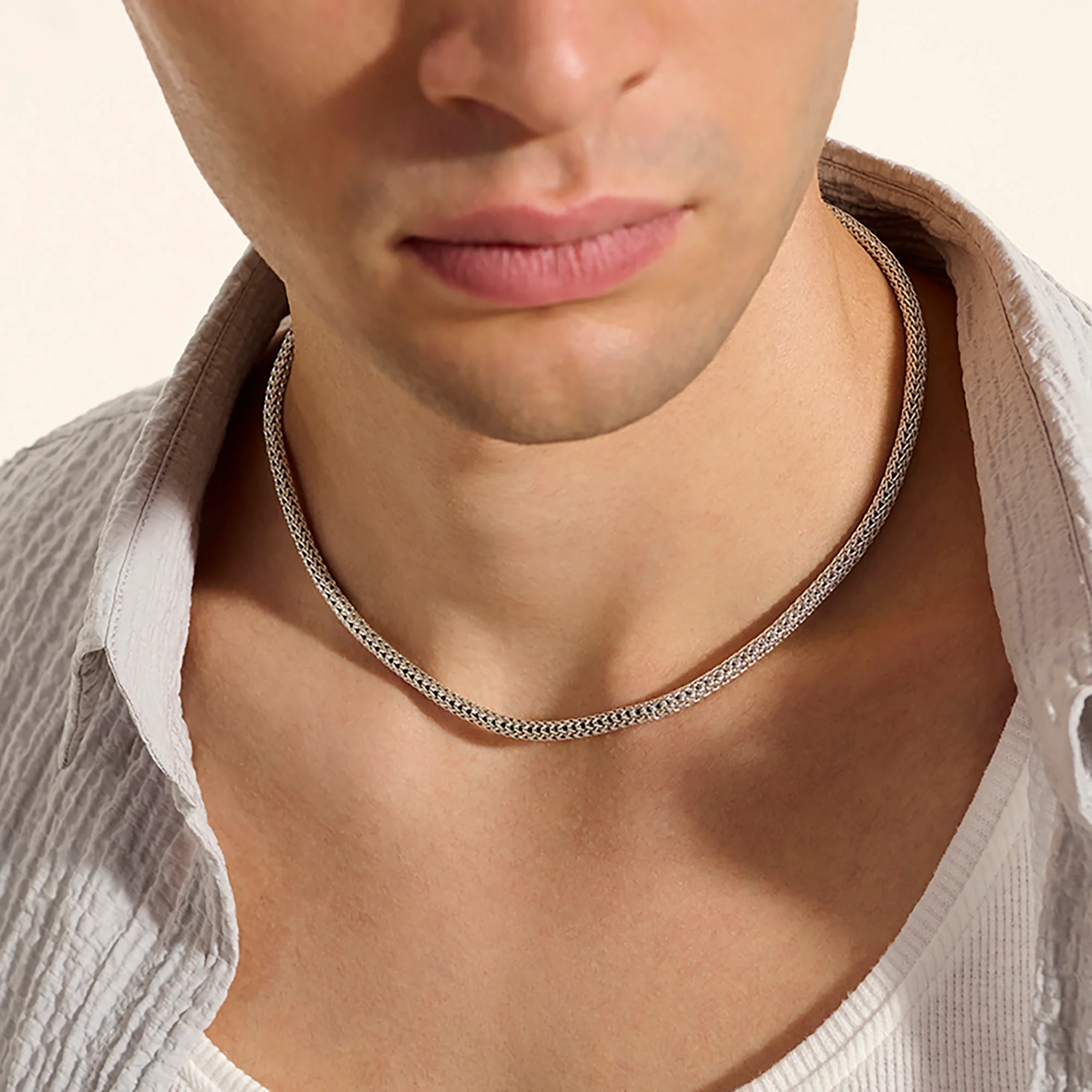 Icon Necklace, Sterling Silver, 5MM|NB990096 - Image 4