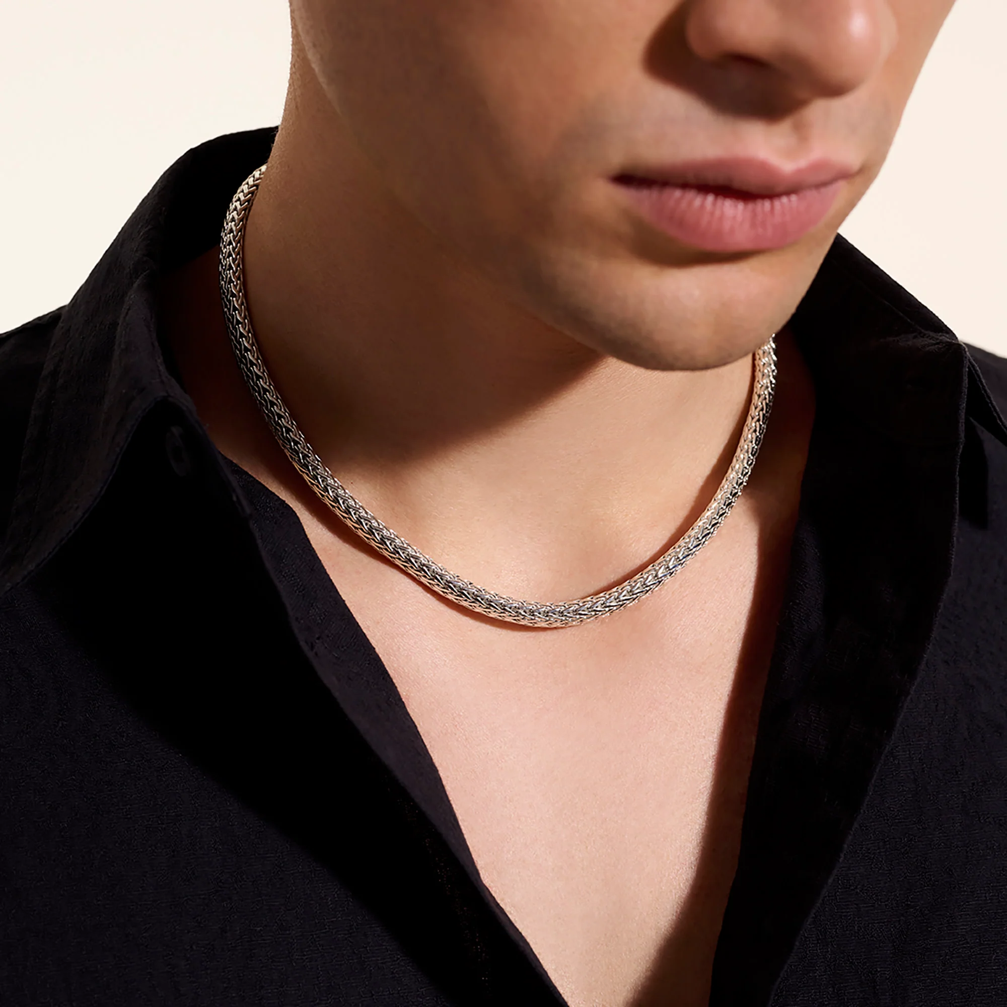 Icon Necklace, Sterling Silver, 7.5MM|NB990400 - Image 4