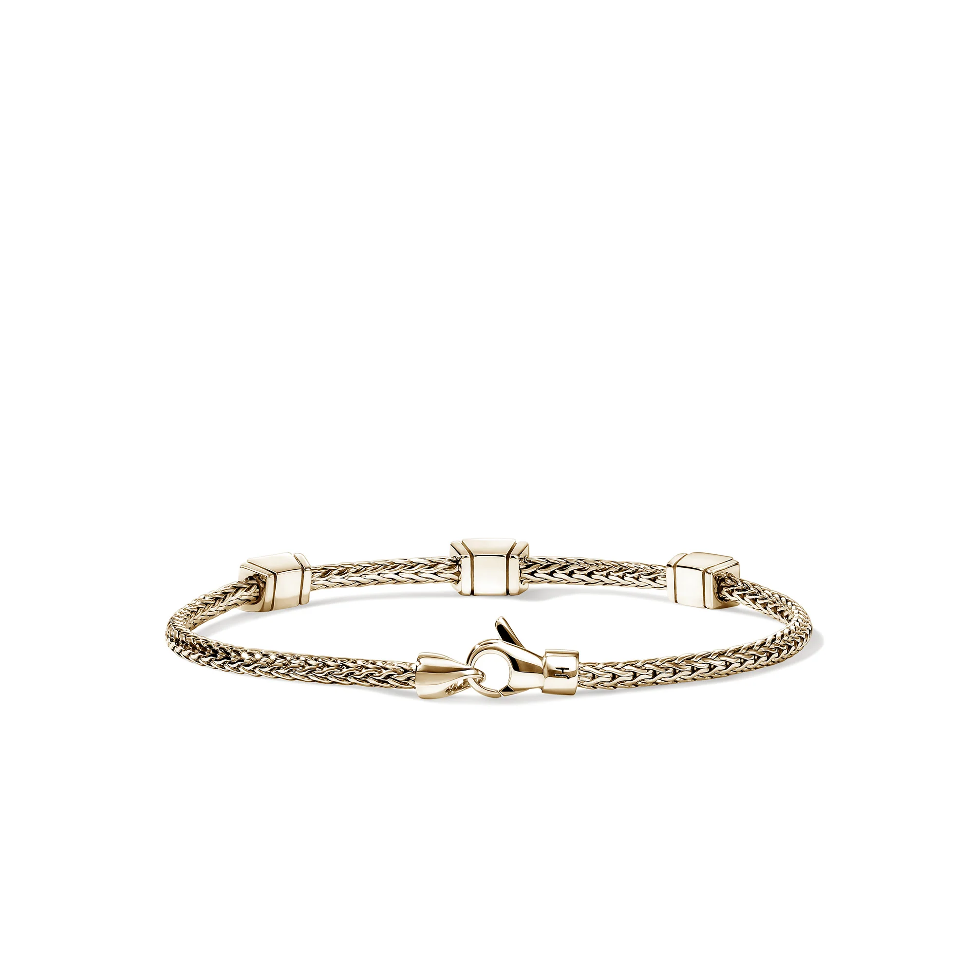 Icon Stud Bracelet, Gold, Diamonds, 2.5MM|BUGGX989972DI - Image 4