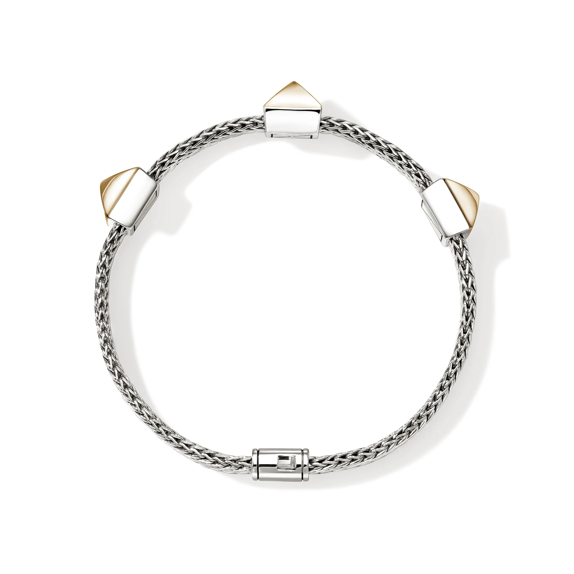 Icon Stud Bracelet, Gold, Sterling Silver, 6MM|BUZZ98995 - Image 3