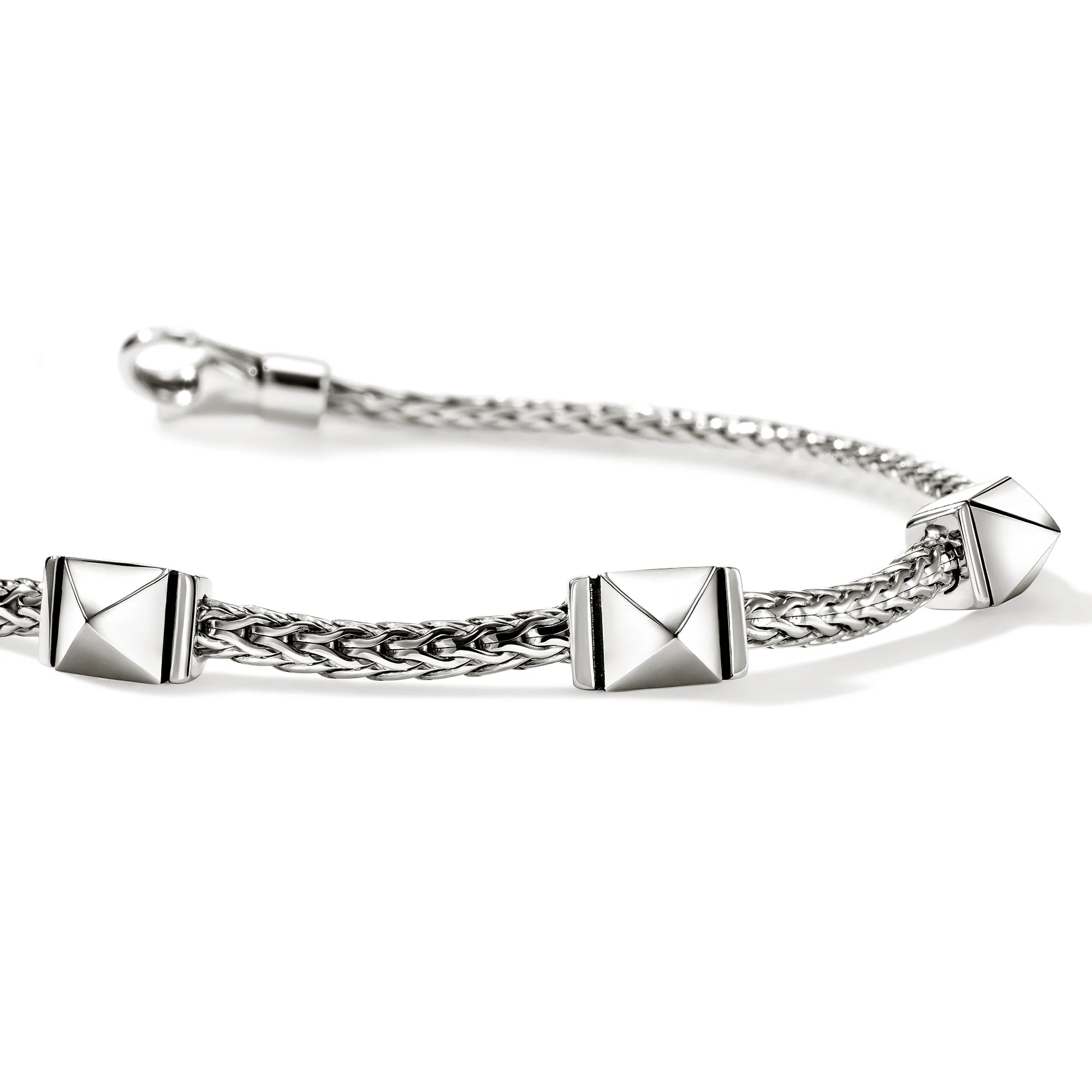 Icon Stud Bracelet, Sterling Silver,  2.5MM|BU98997 - Image 2