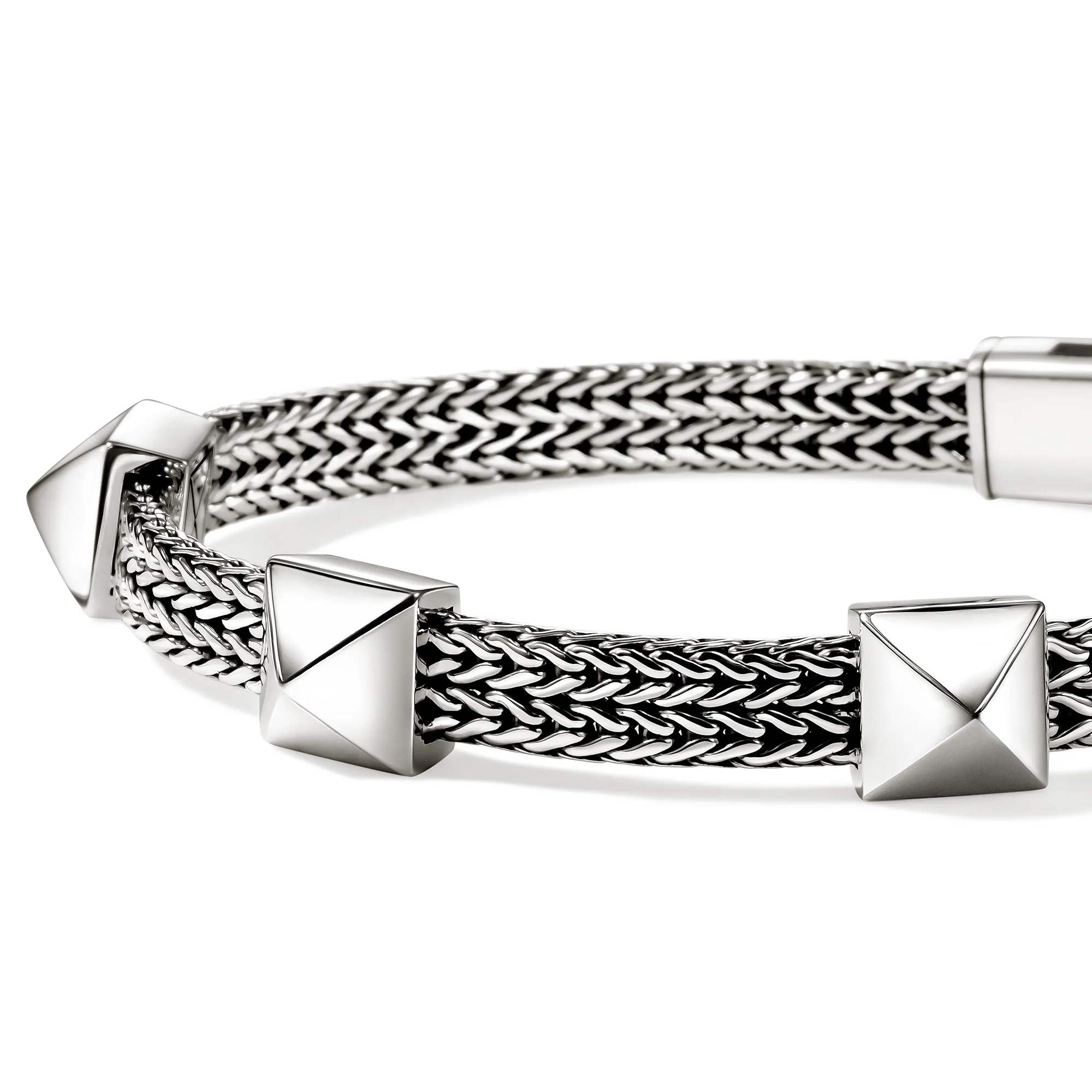 Icon Stud Bracelet, Sterling Silver, 6MM|BU98995 - Image 2