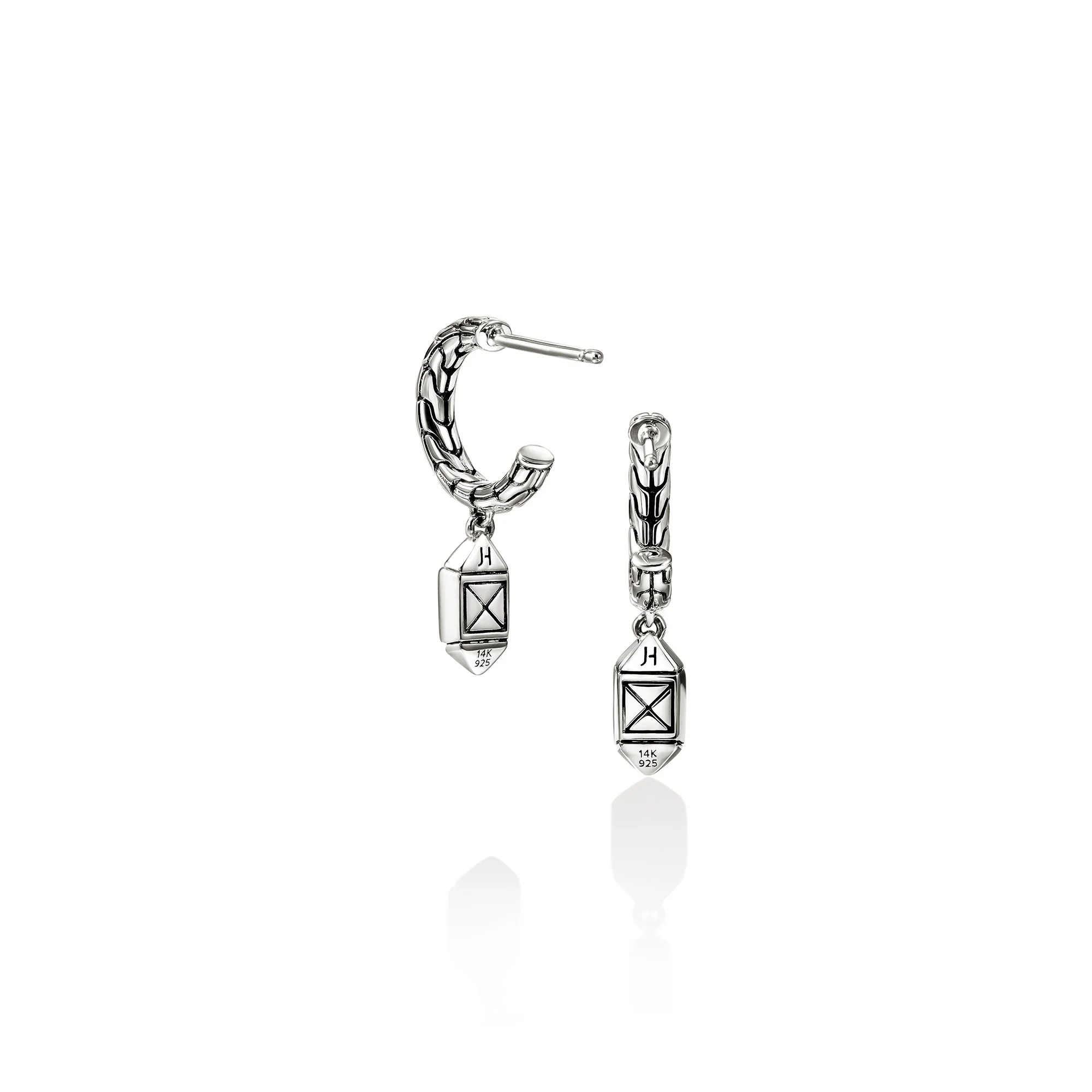 Icon Stud Earrings, Gold, Sterling Silver, 5MM|EZZ97209 - Image 3
