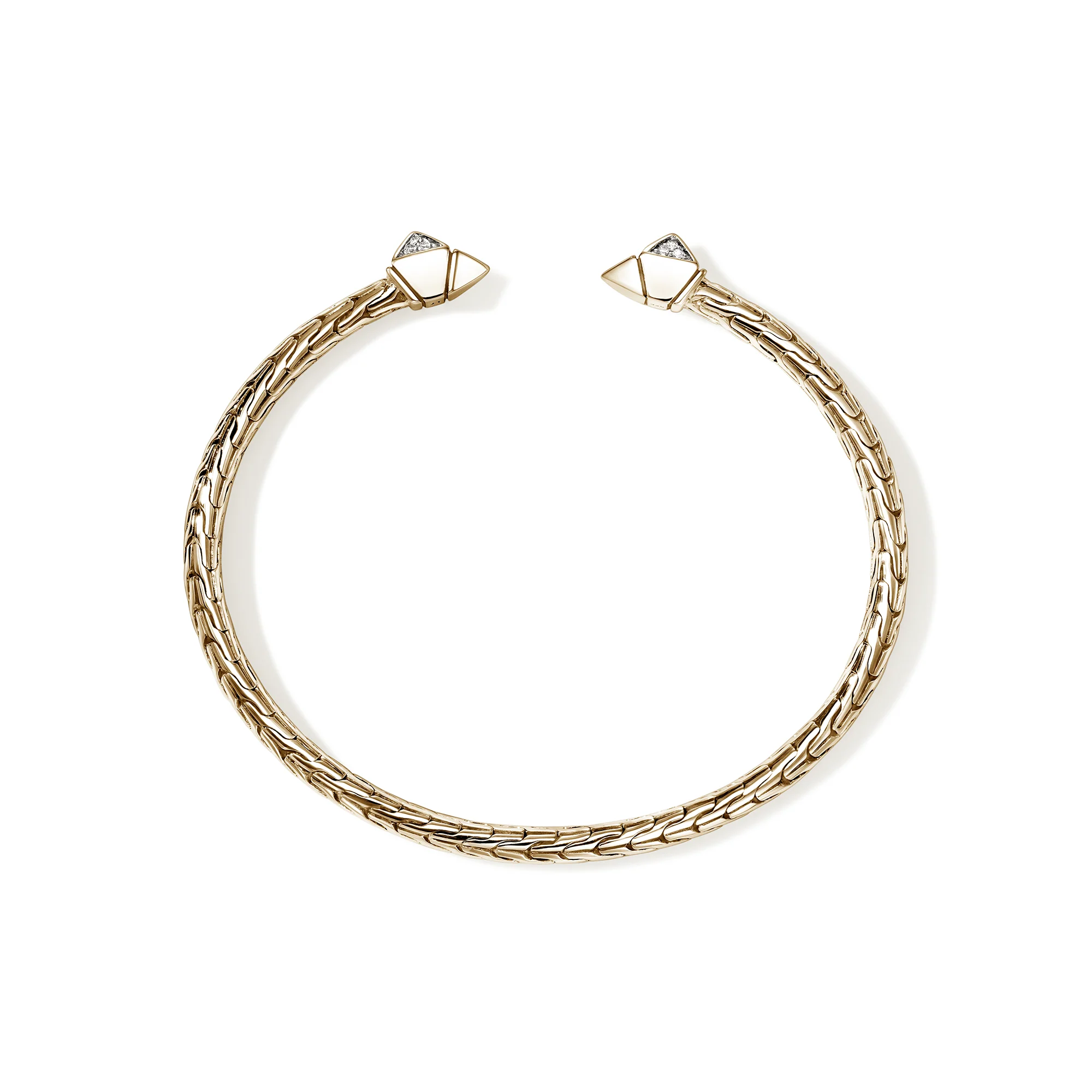 Icon Stud Flex Cuff, Gold, Diamonds|CGGX989982DI - Image 5