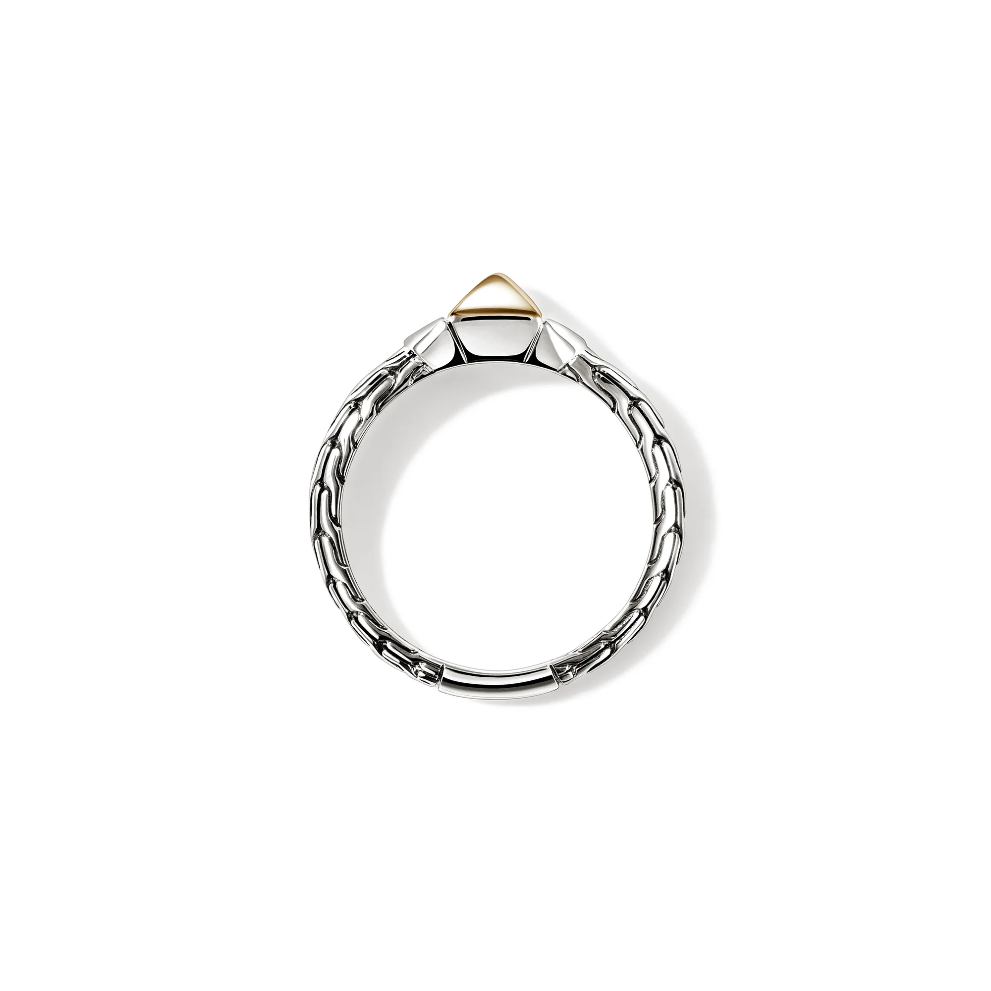 Icon Stud Ring, Gold, Sterling Silver, 5MM|RZZ97200 - Image 3