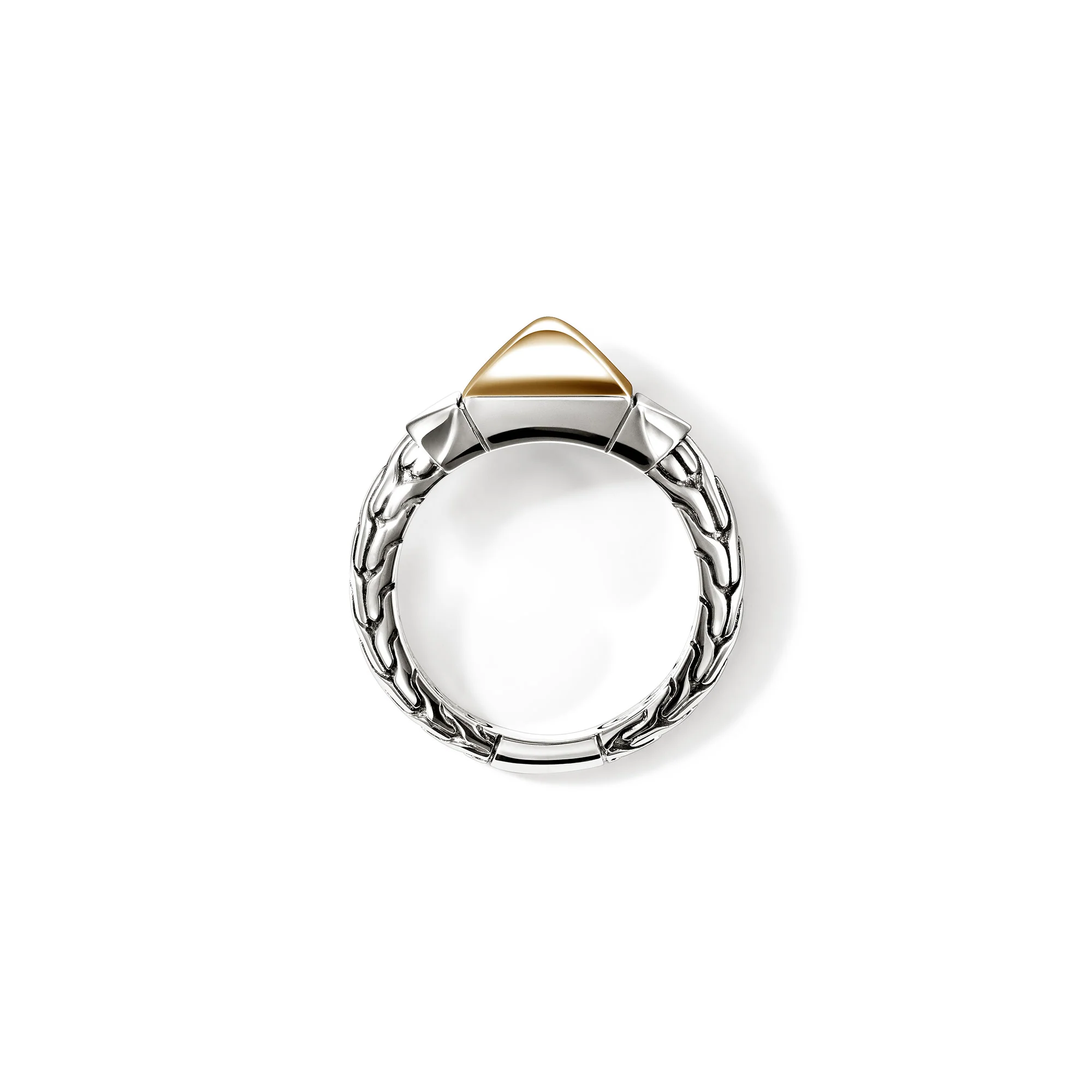 Icon Stud Ring, Gold, Sterling Silver, 9MM|RZZ97202 - Image 3