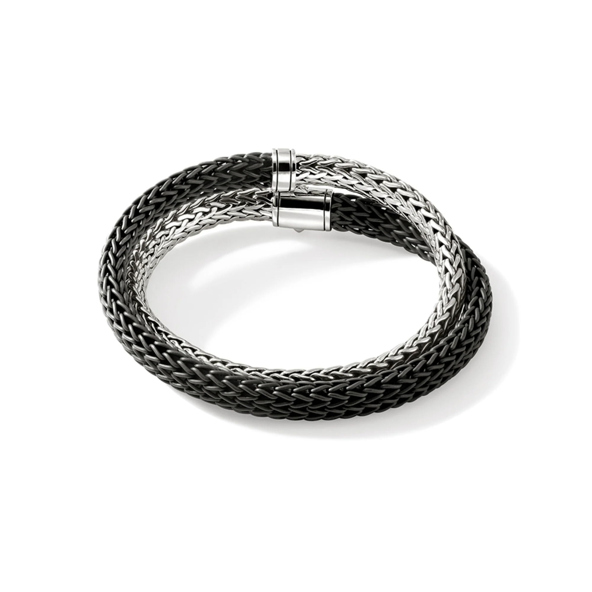 Icon Wrap, Sterling Silver, Rubber, 8MM|BU98650BL - Image 4