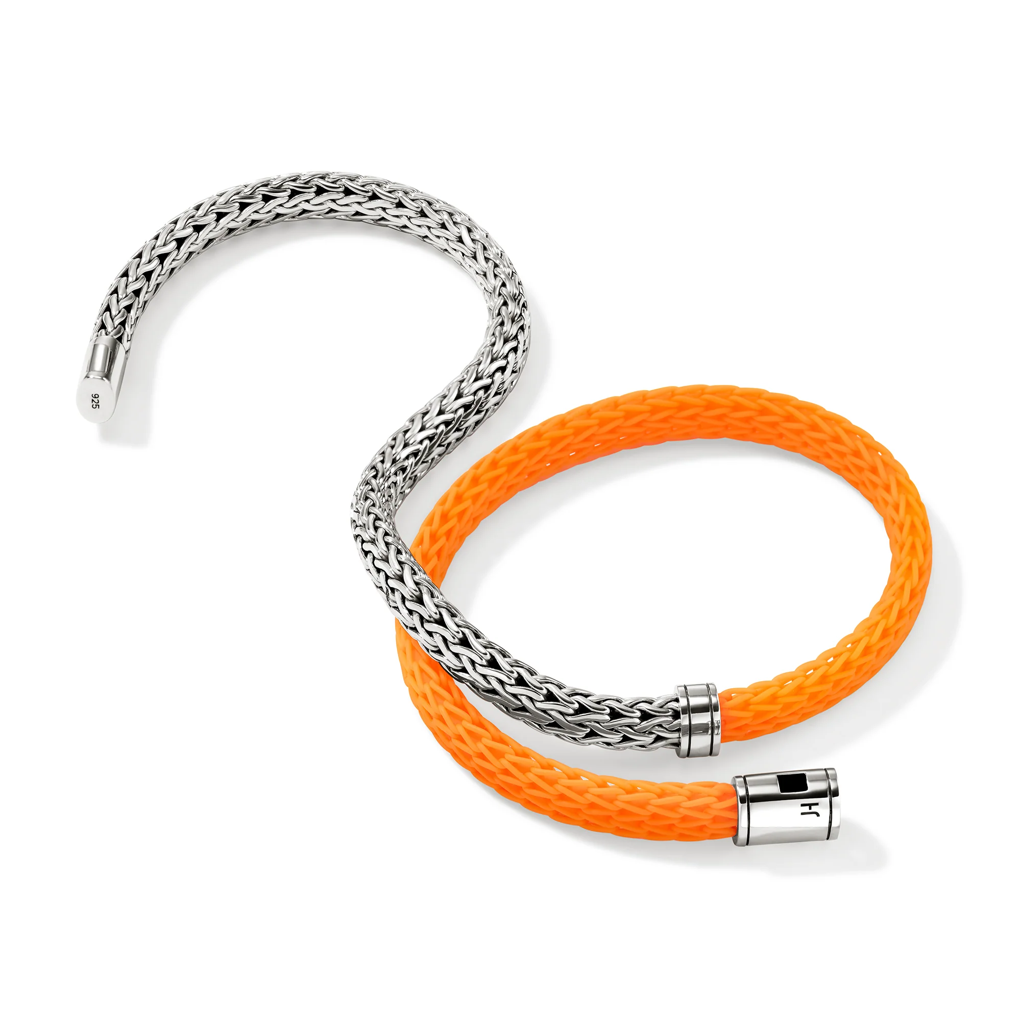 Icon Wrap, Sterling Silver, Rubber, 7.5MM|BU98650OR - Image 3