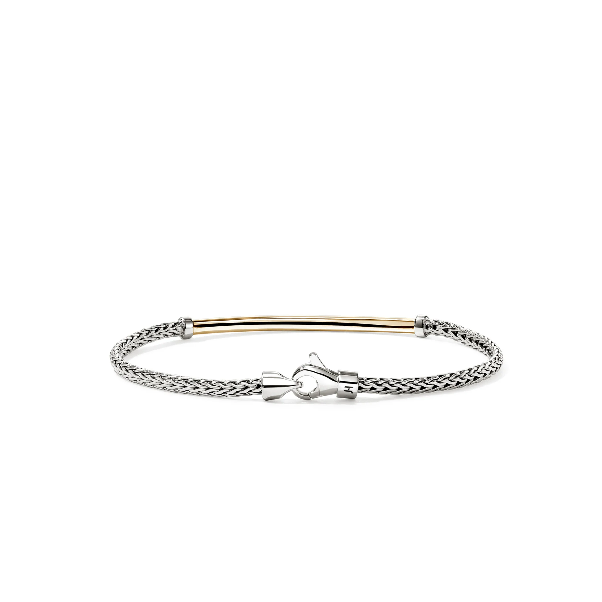 JH Essential Bracelet, Gold, Sterling Silver, 2.5MM|BUZZ98708 - Image 4
