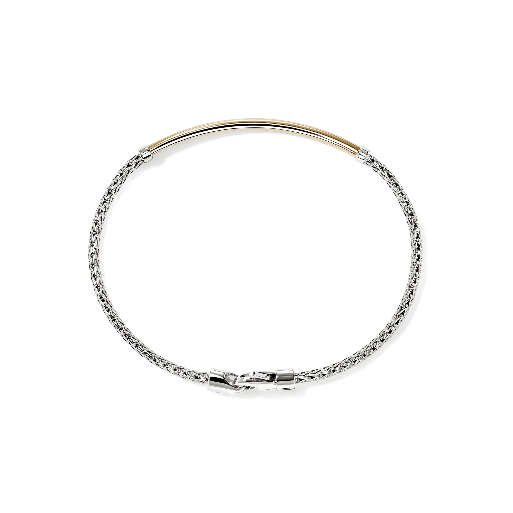 JH Essential Bracelet, Gold, Sterling Silver, 2.5MM|BUZZ98708 - Image 5