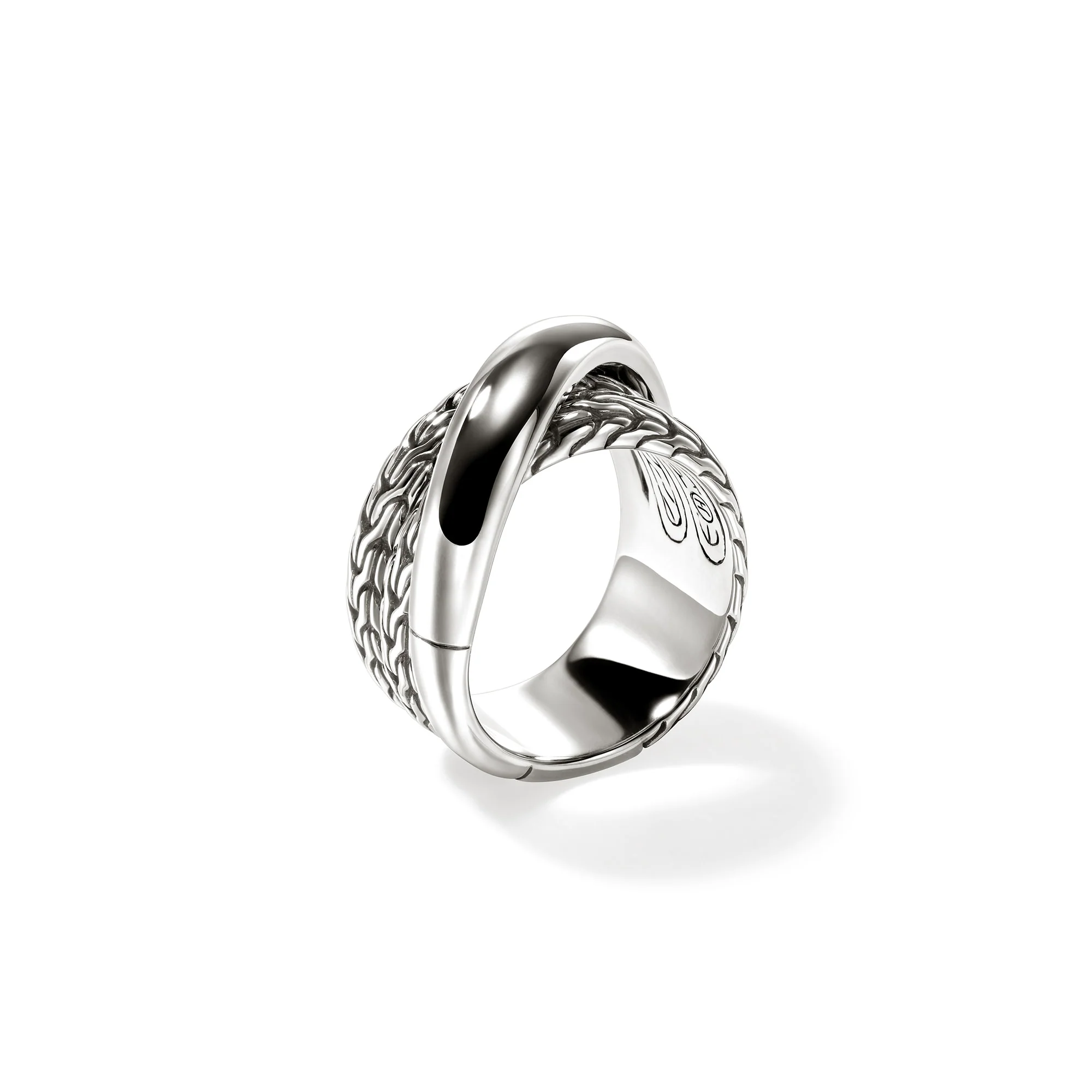 JH Essential Crossover Ring, Sterling Silver|RB98716 - Image 3