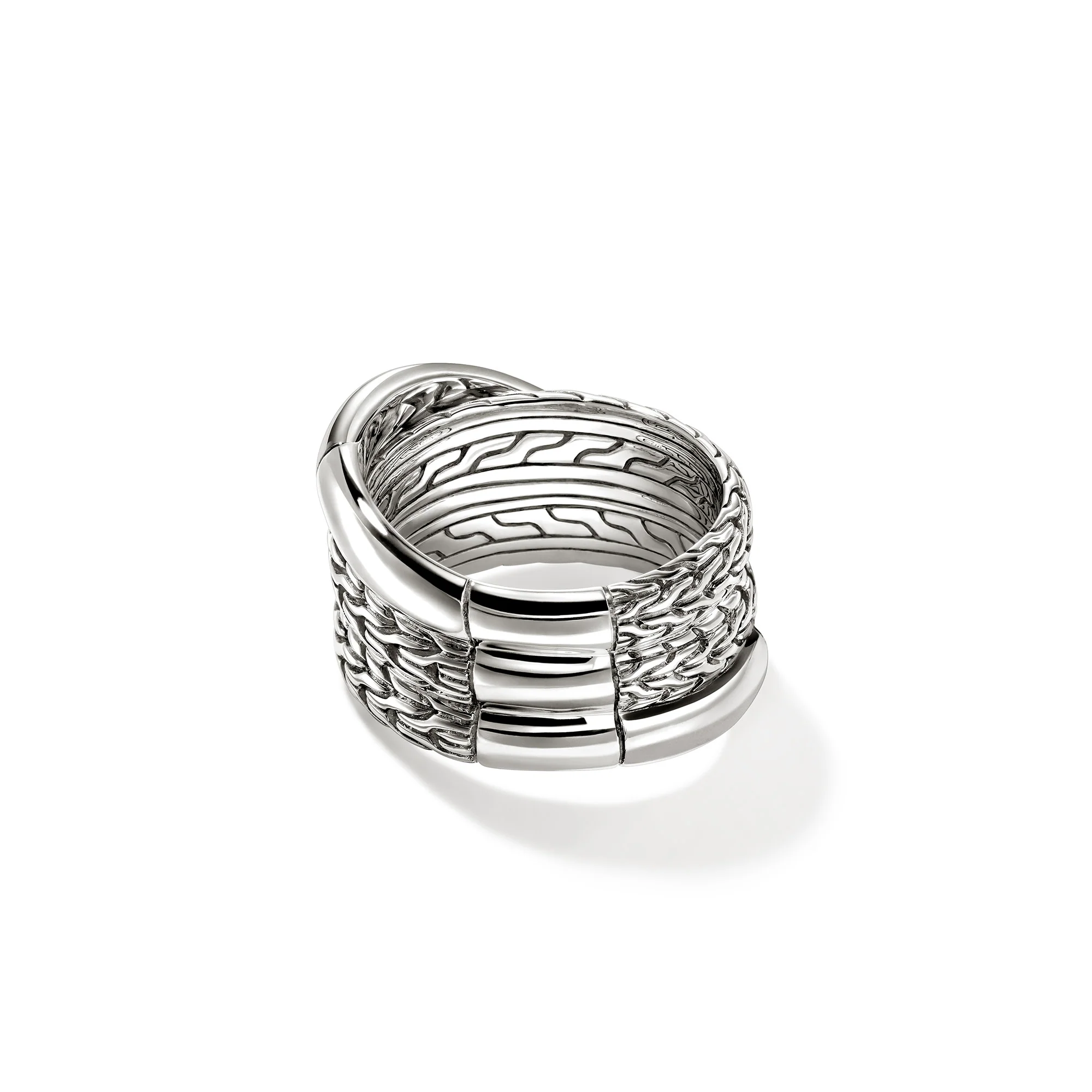 JH Essential Crossover Ring, Sterling Silver|RB98716 - Image 4