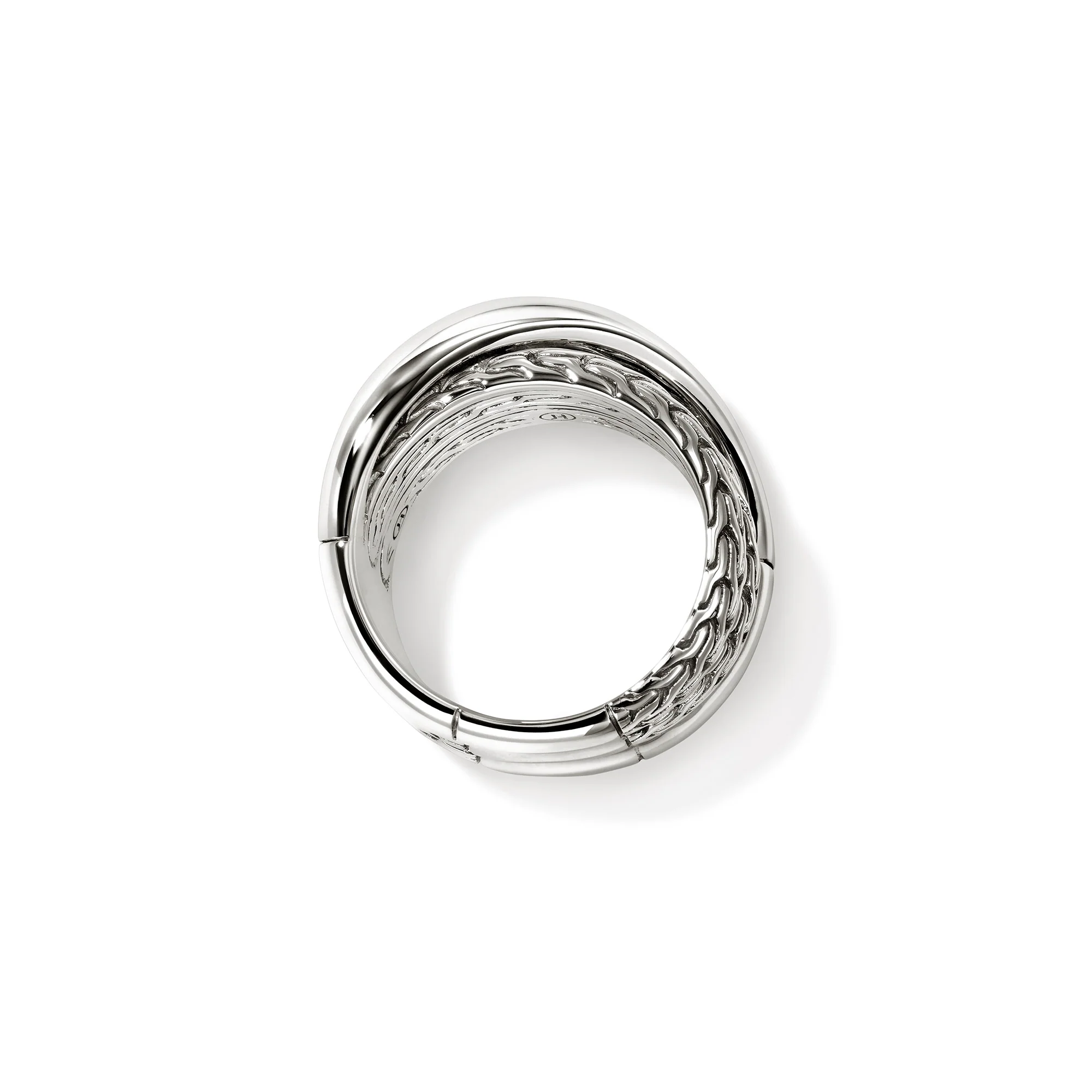 JH Essential Crossover Ring, Sterling Silver|RB98716 - Image 5