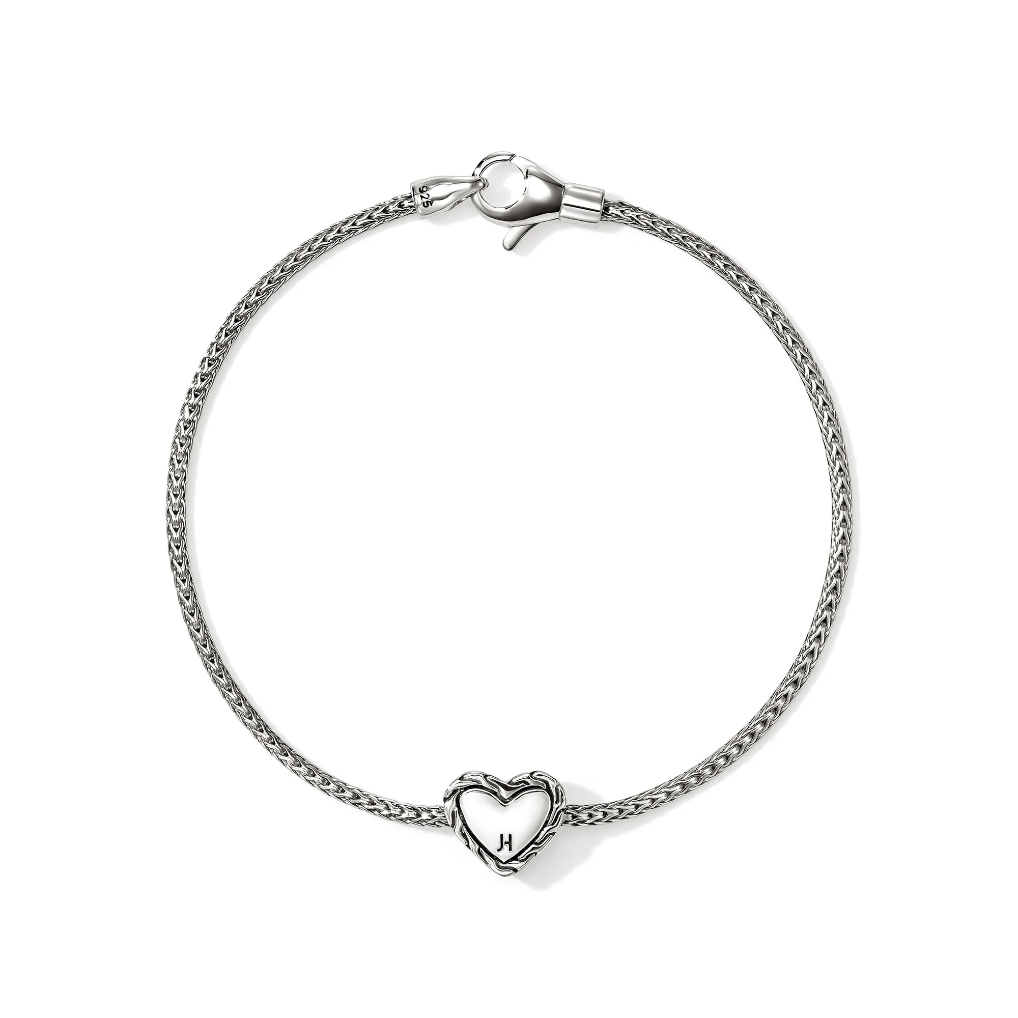 JH Essential Heart Bracelet, Sterling Silver, Gold, 1.8MM|BUZZ98965 - Image 3
