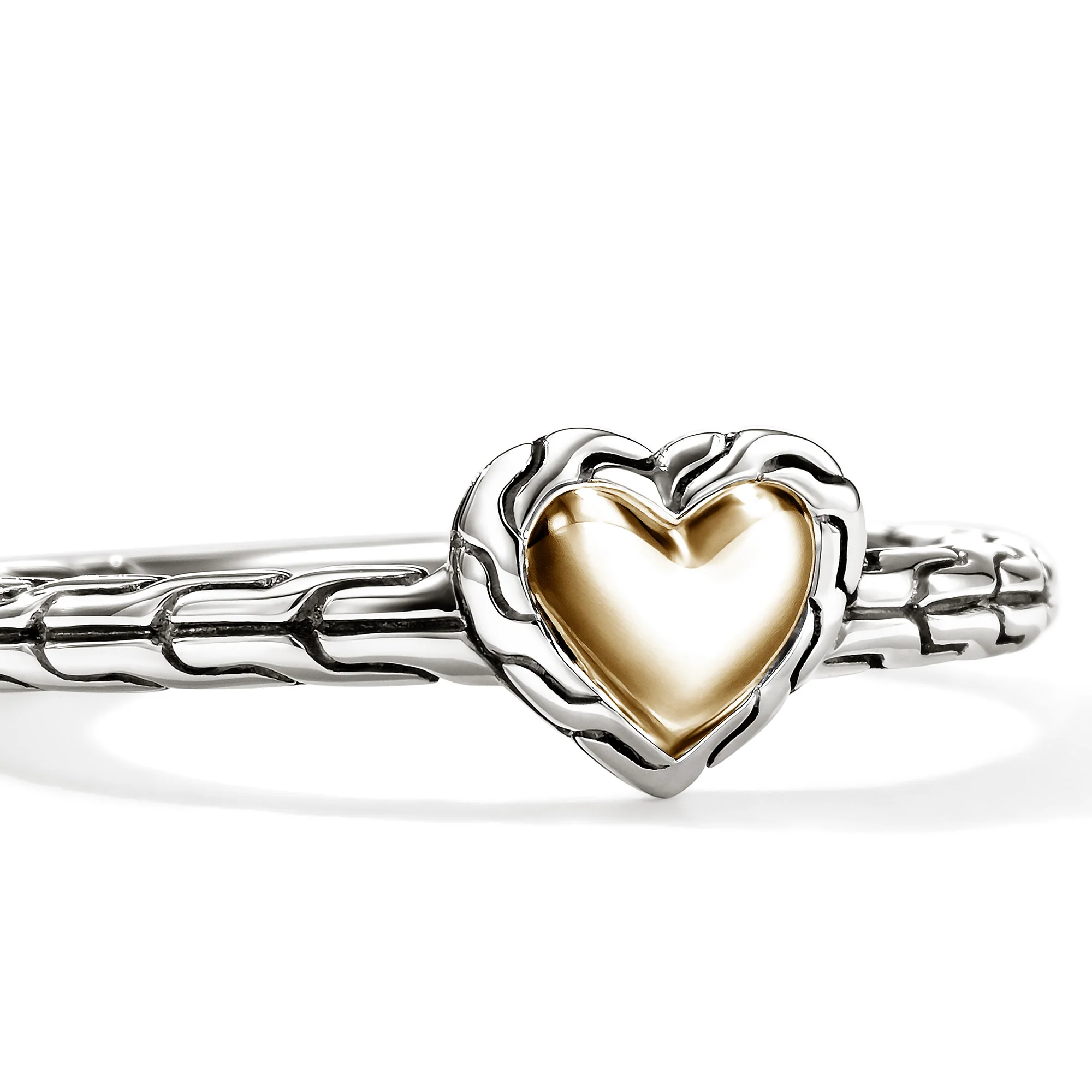 JH Essential Heart Ring, Sterling Silver, Gold|RZZ98977 - Image 2