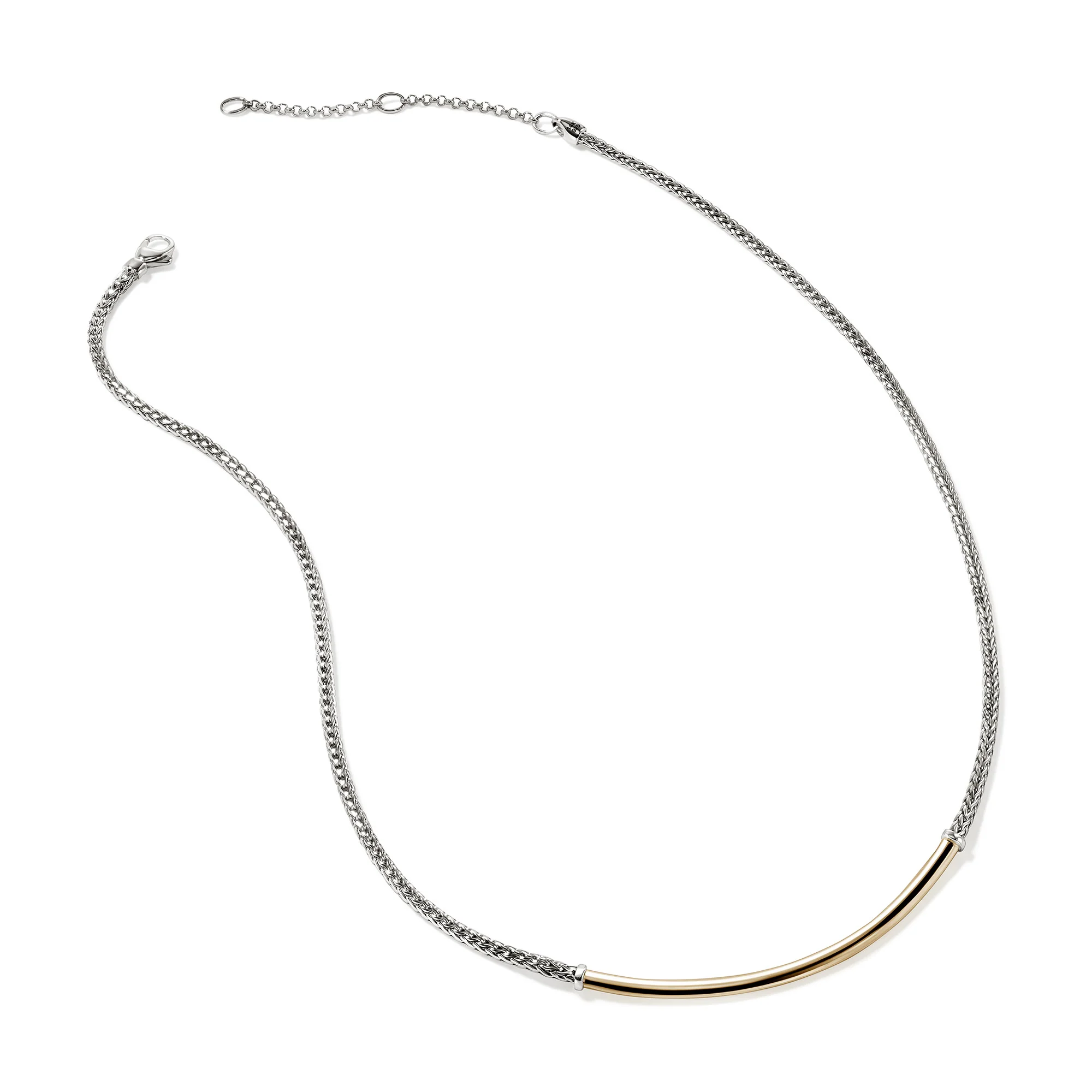 JH Essential Necklace, Gold, Sterling Silver, 2.5MM|NZZ98719 - Image 3