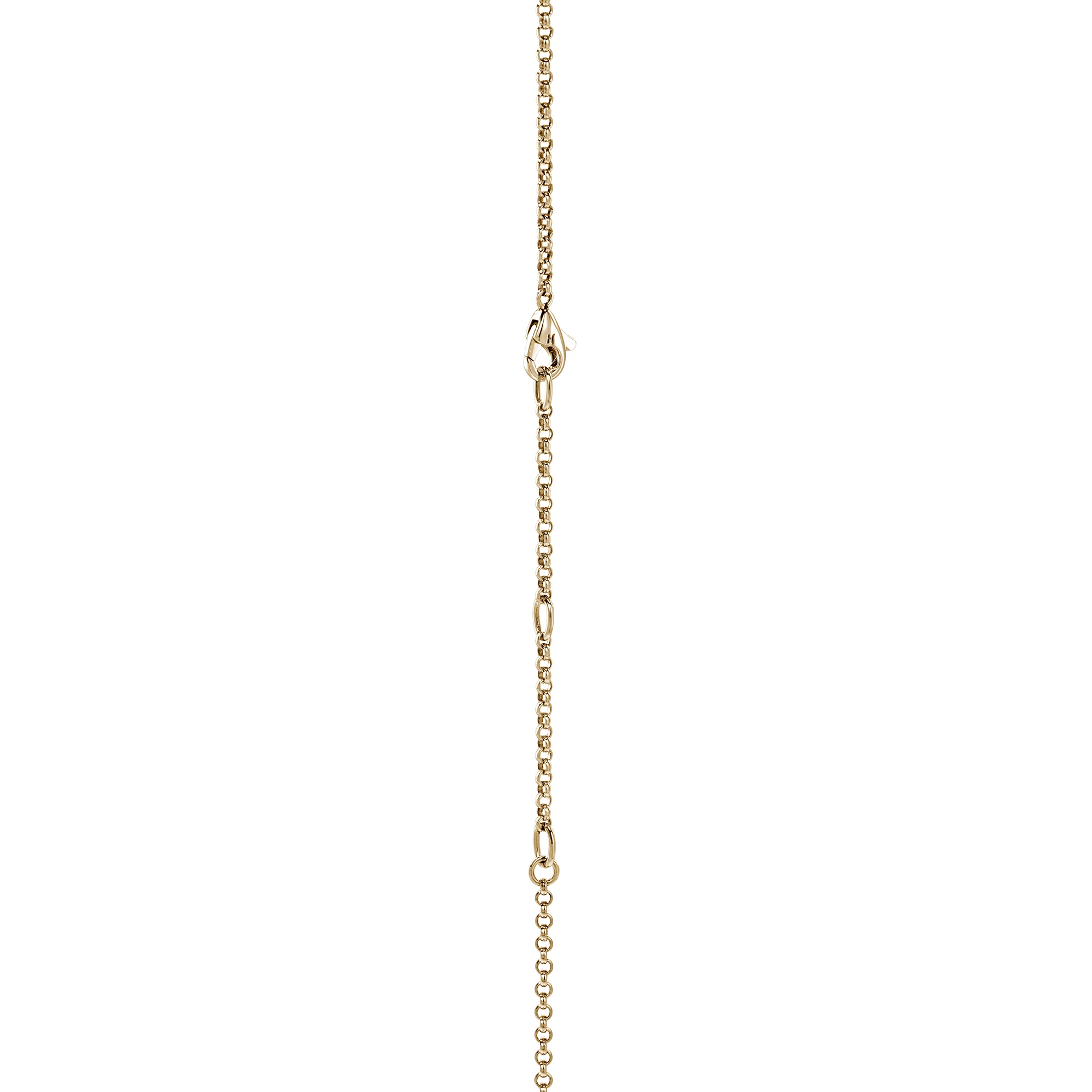 JH Essential Pavé Necklace, Gold, Diamonds, 2MM|NGGX987802DI - Image 4