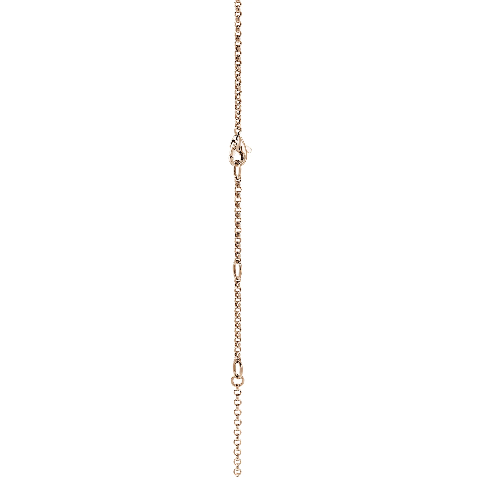 JH Essential Pavé Necklace, Rose Gold, Diamonds, 2MM|NGGX987802RDI - Image 4