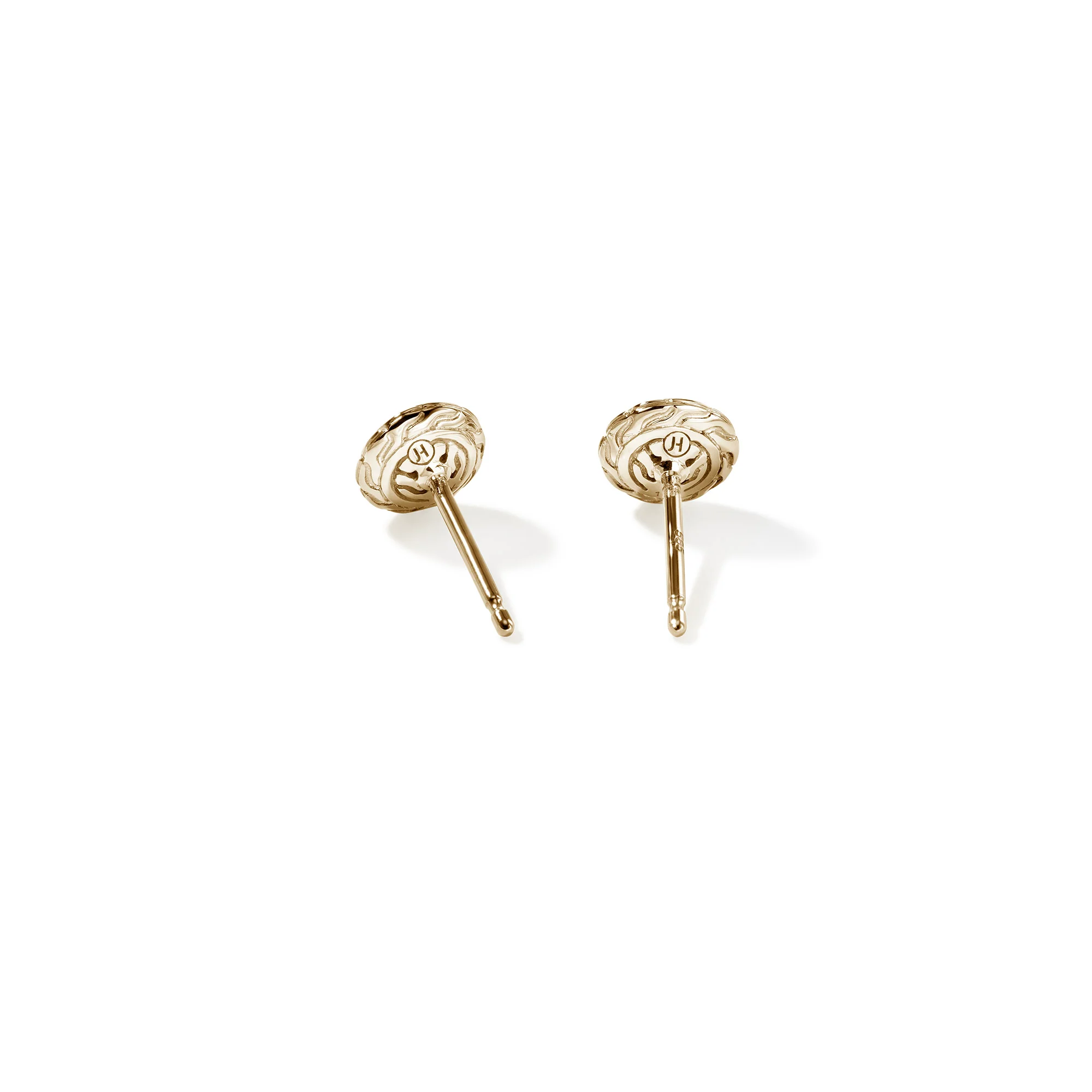 JH Essential Pavé Stud Earring, Gold, Diamonds, 7MM|EGGX987022DI - Image 4