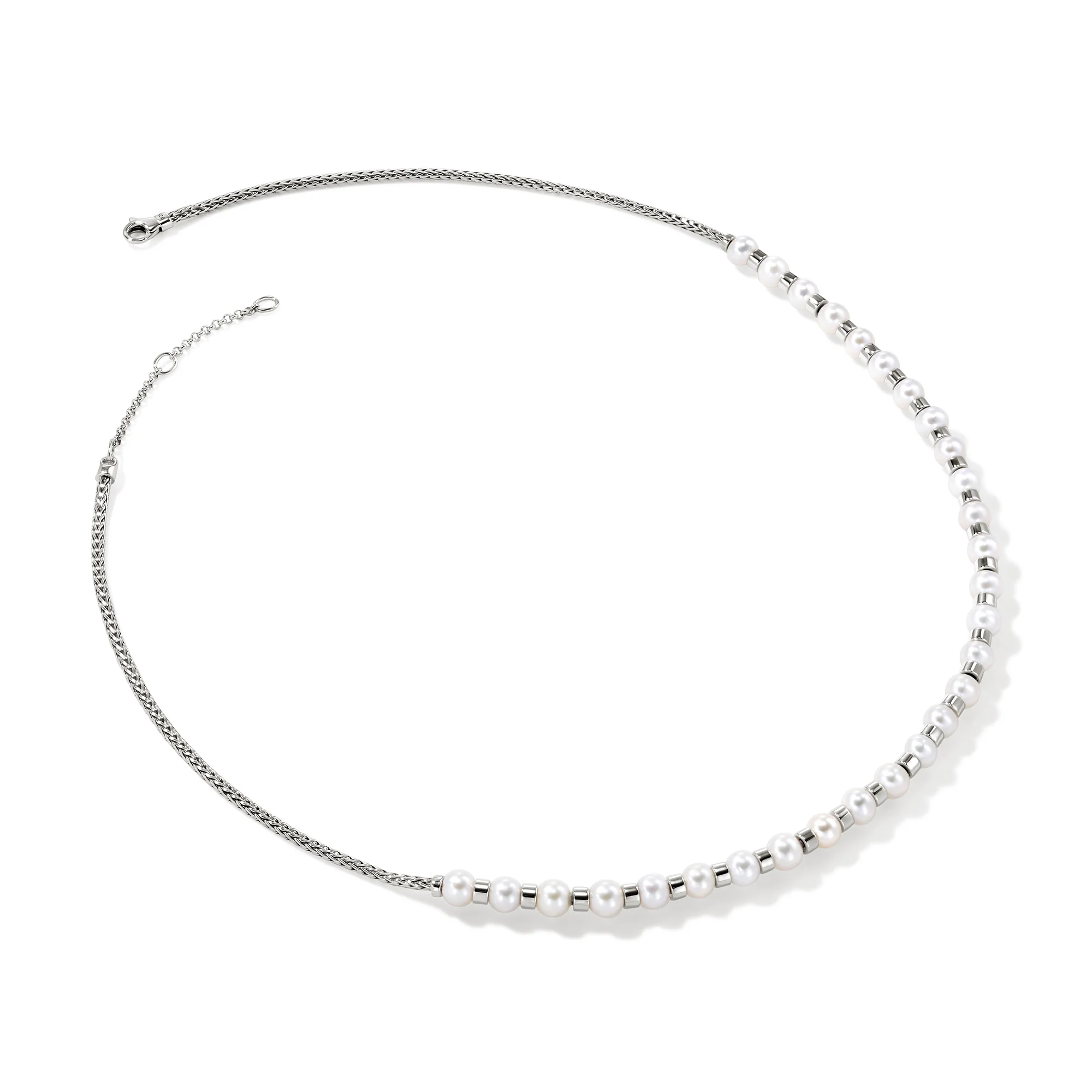 JH Essential Pearl Necklace, Sterling Silver, 2.5MM|NB987301 - Image 3