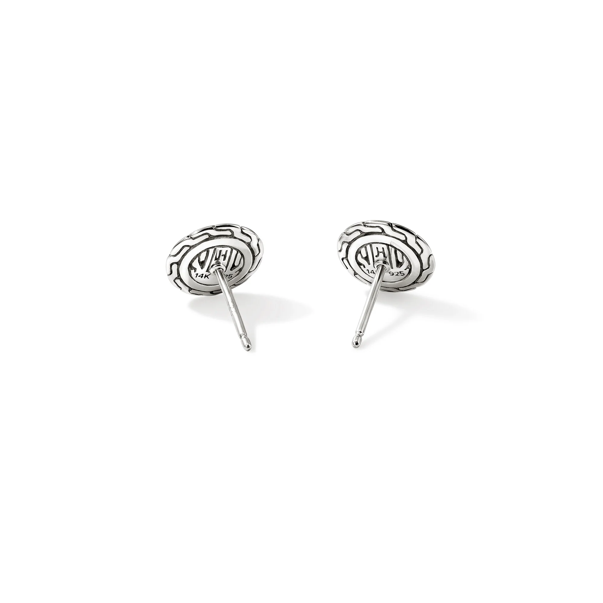 JH Essential Stud Earring, Gold, Sterling Silver, 10MM|EZZ98718 - Image 4