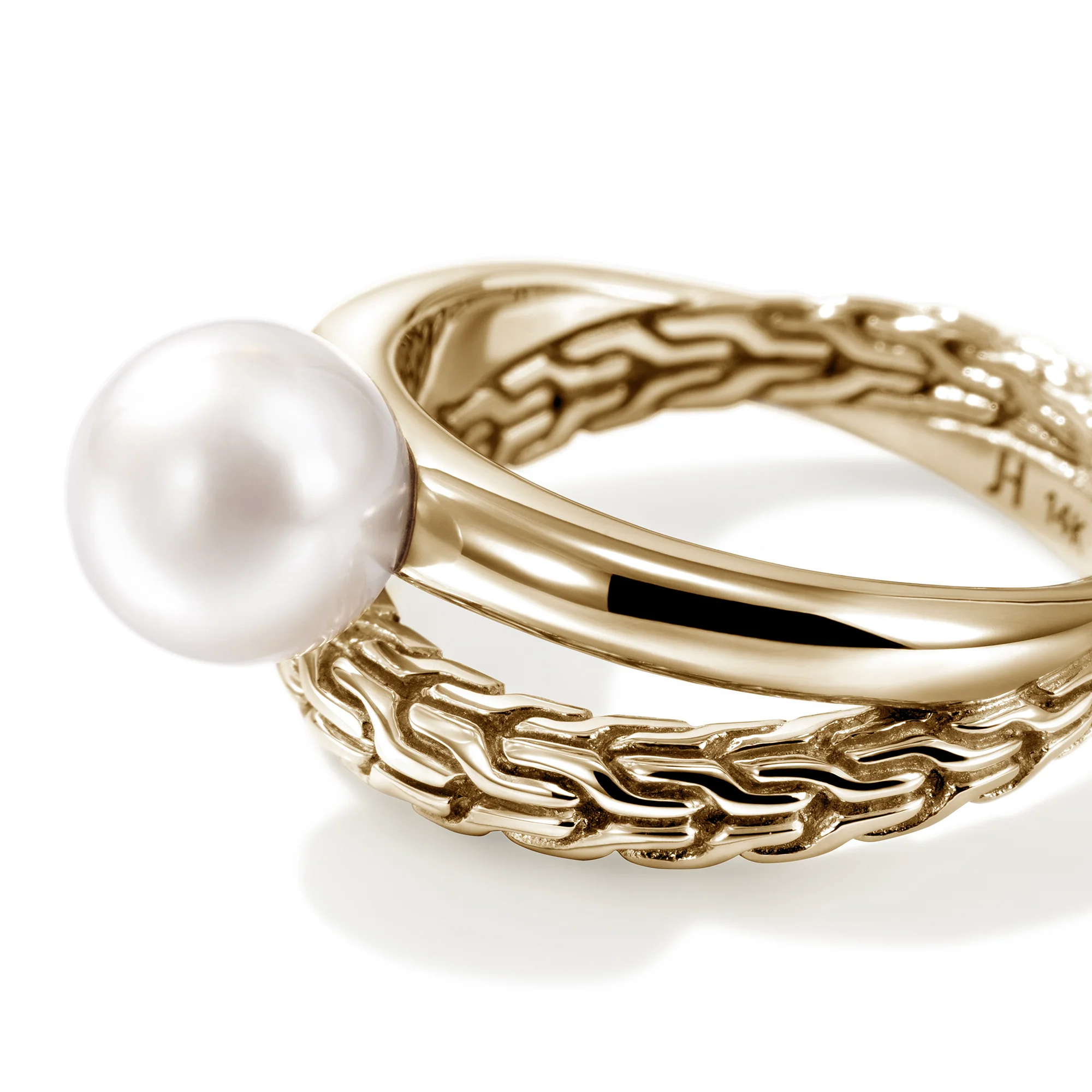 JH Essential Pearl Ring, Gold, Pearl|RGG987771 - Image 2