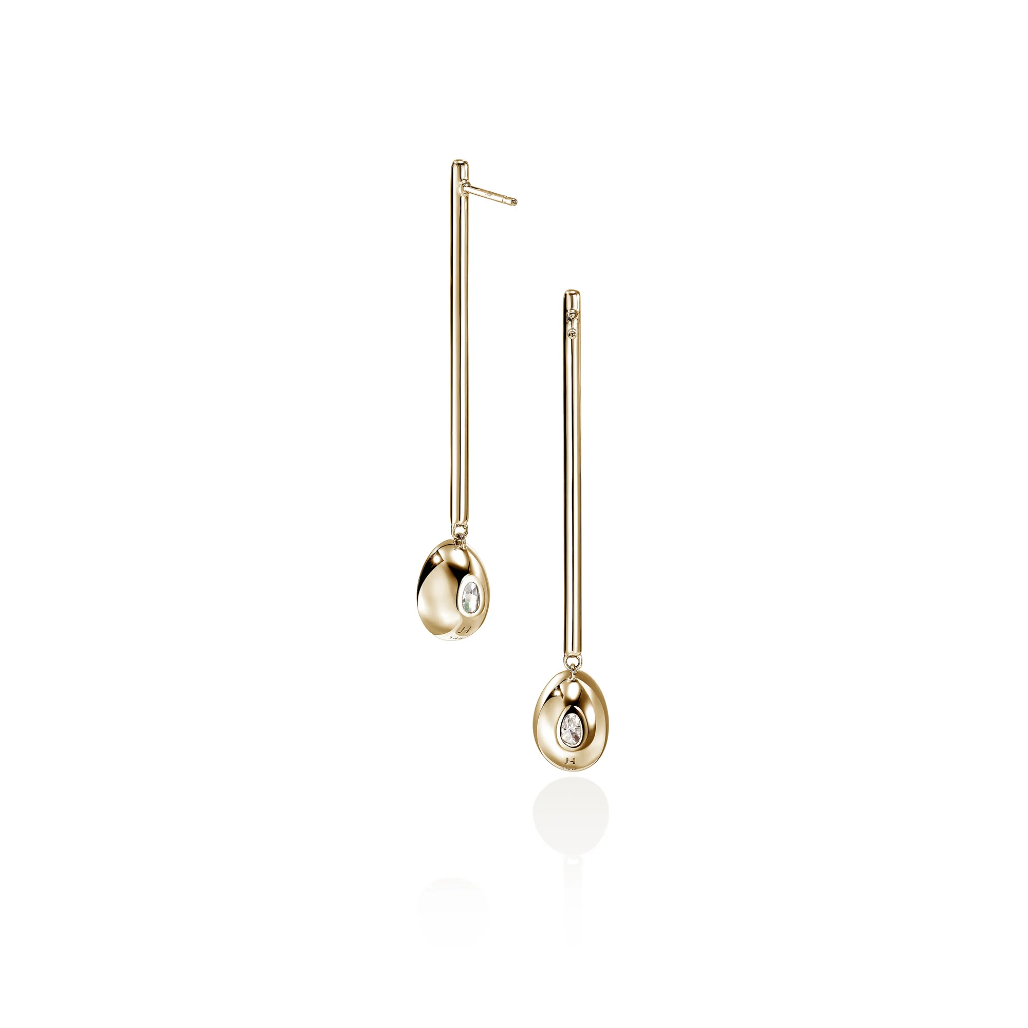 JH Lovestruck™ Drop Earrings, Gold, Diamonds, 5.0TCW|EGGX43023LGD - Image 3