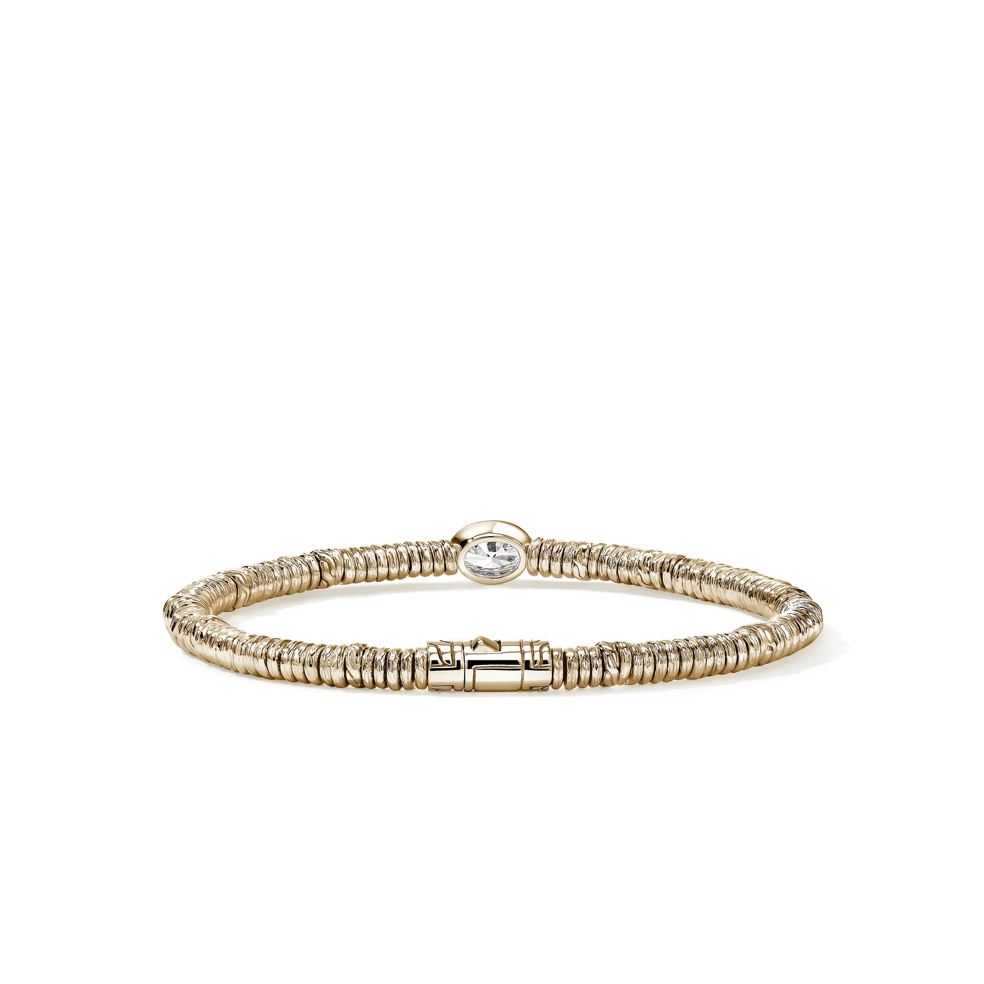 JH Lovestruck™ Heishi Bracelet, Gold, Diamond, 1.0TCW|BUGGX43036LGD - Image 3