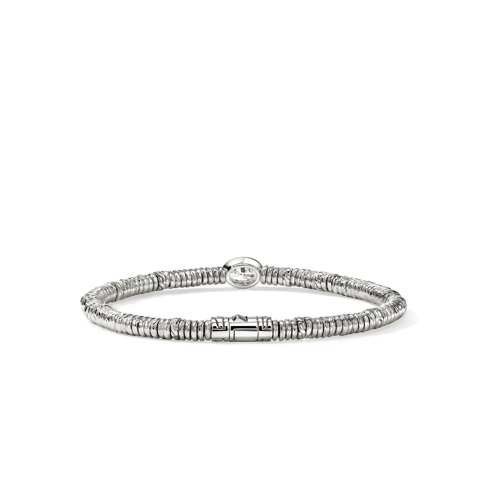 JH Lovestruck™ Heishi Bracelet, Sterling Silver, Diamond, 1.0TCW|BUP43036LGD - Image 3