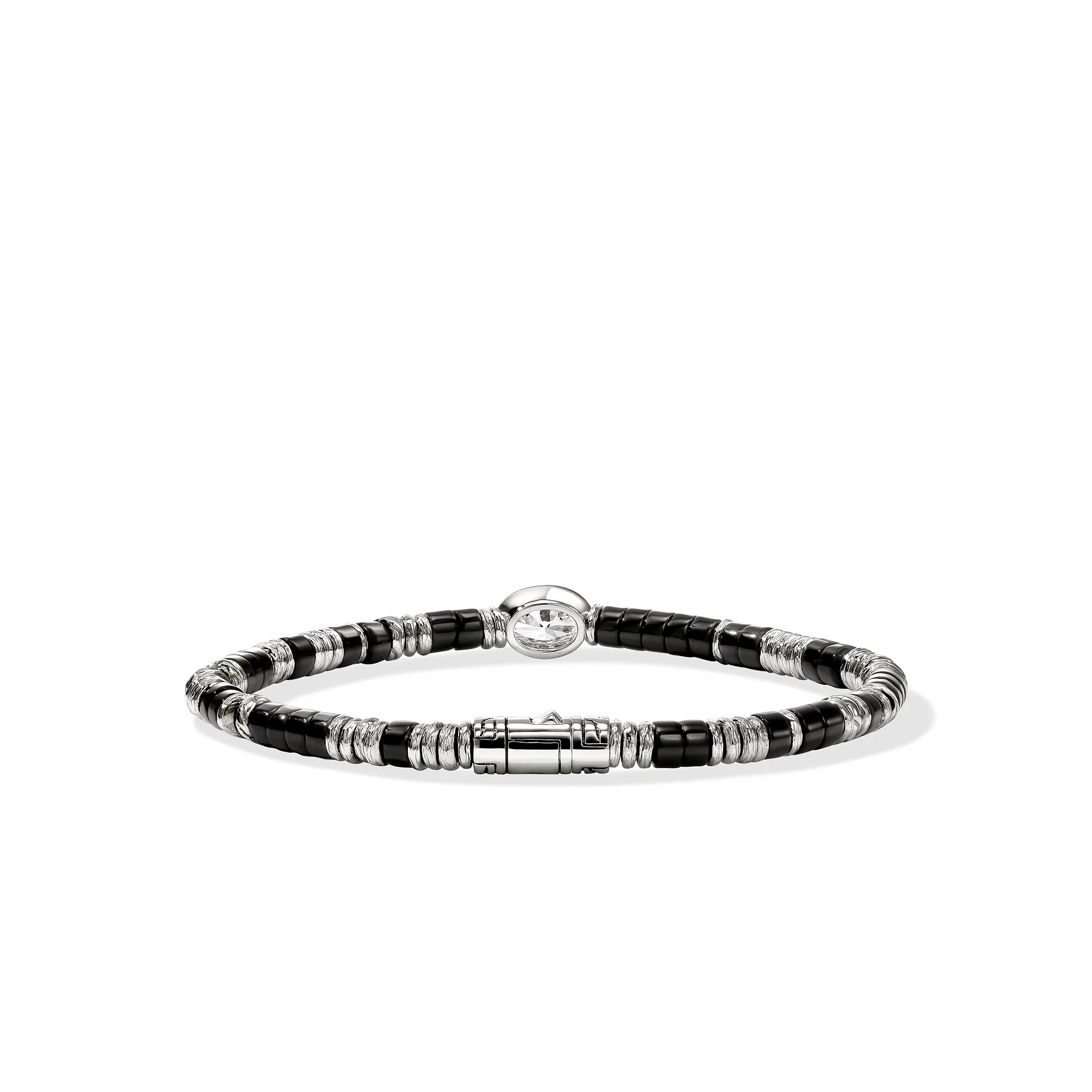 JH Lovestruck™ Heishi Bracelet, Sterling Silver, Hardstones, Diamond, 1.0TCW|BUP4303631BONLGD - Image 3