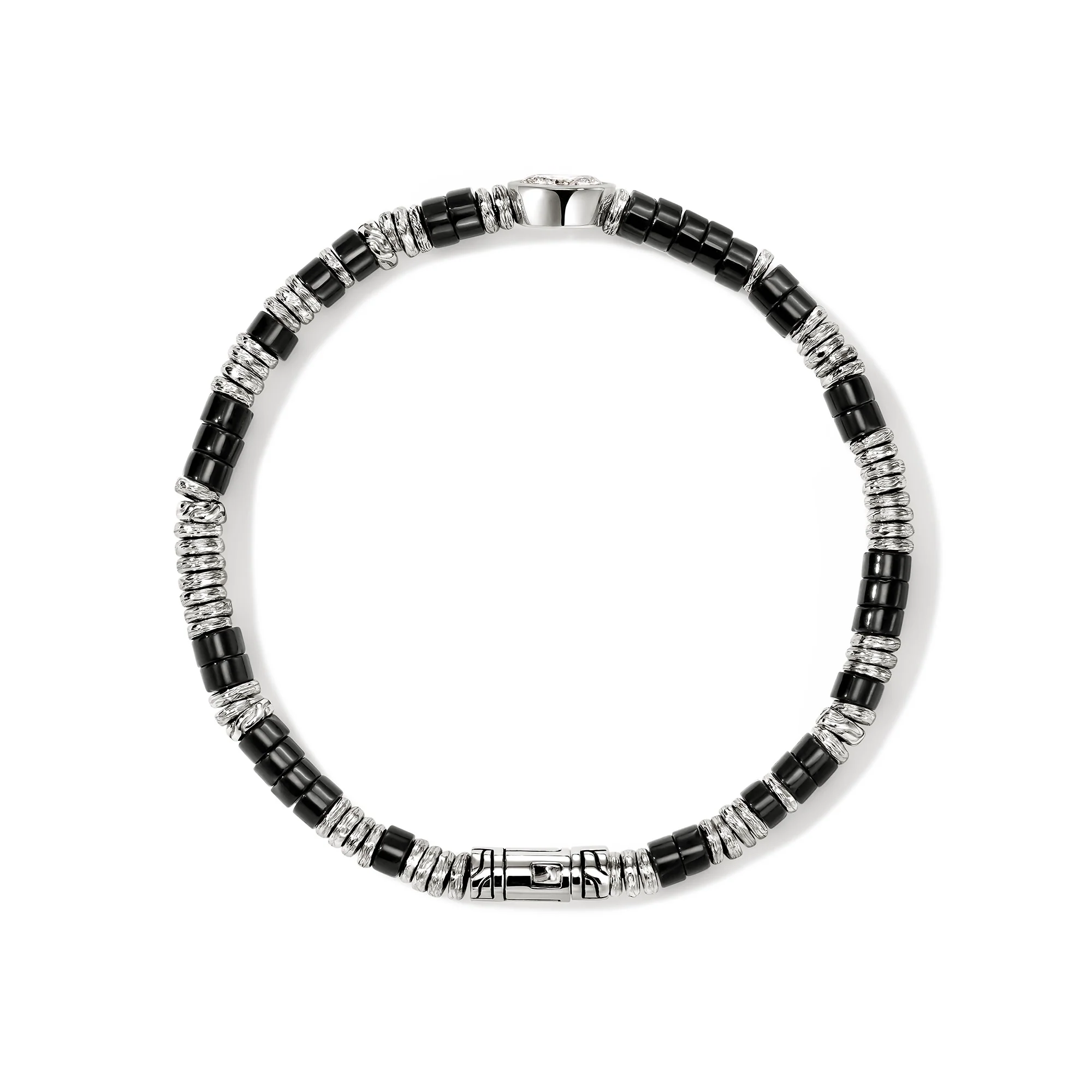 JH Lovestruck™ Heishi Bracelet, Sterling Silver, Hardstones, Diamond, 1.0TCW|BUP4303631BONLGD - Image 4