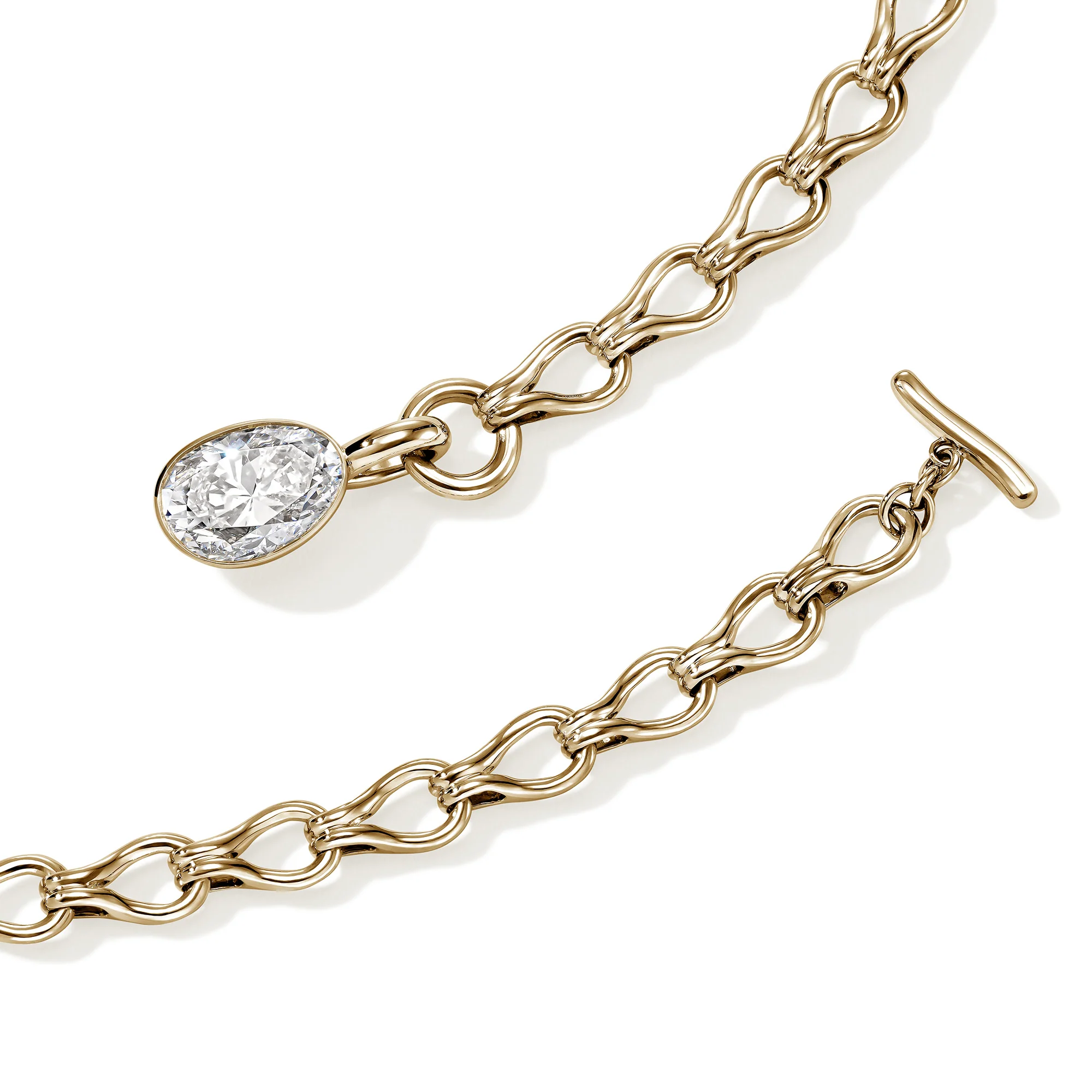 JH Lovestruck™ Link Necklace, Gold, Diamond, 2.5TCW|NGGX43018LGD - Image 2