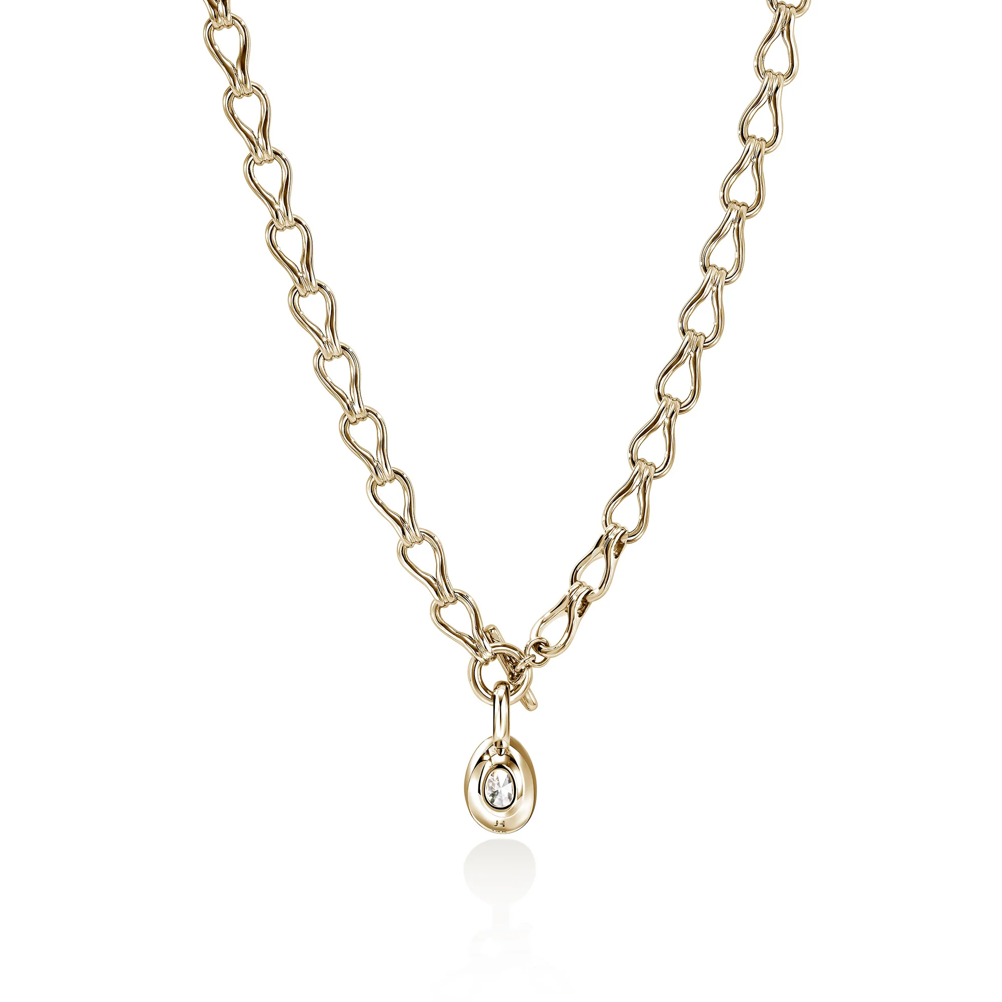 JH Lovestruck™ Link Necklace, Gold, Diamond, 2.5TCW|NGGX43018LGD - Image 3