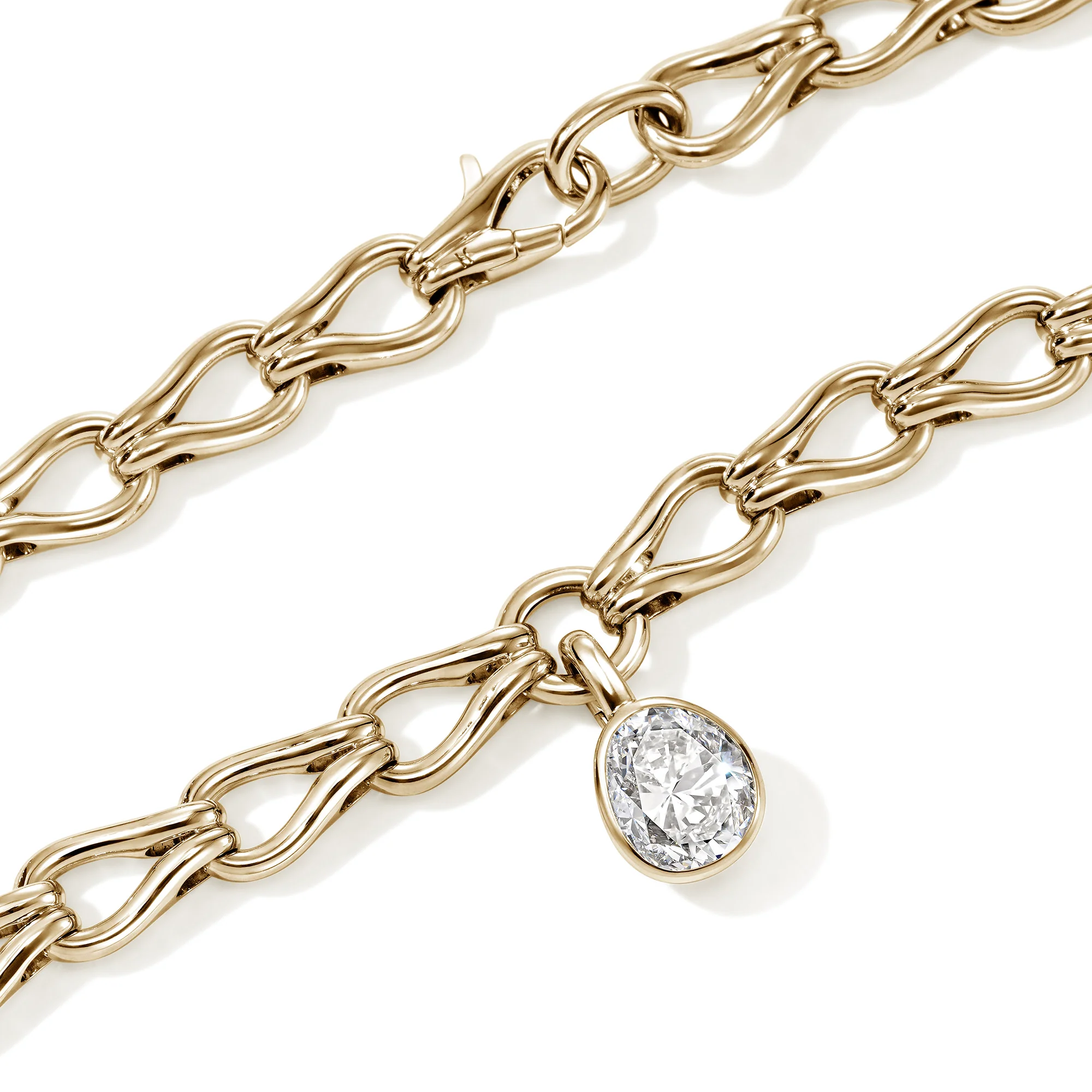 JH Lovestruck™ Link Necklace, Gold, Diamond, 4.0TCW|NGGX43045LGD - Image 2