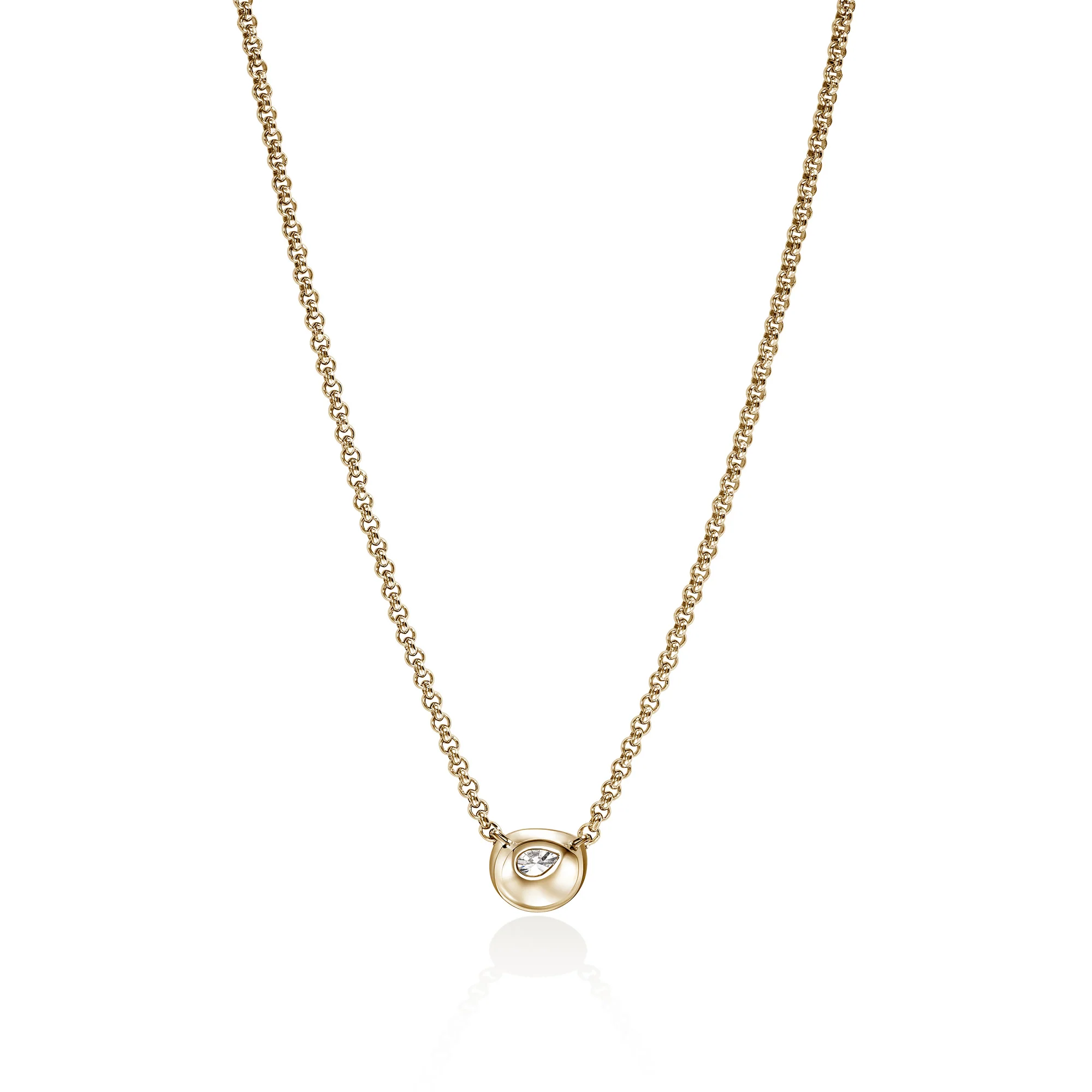 JH Lovestruck™ Necklace, Gold, Diamond, .75TCW|NGGX43000LGD - Image 3