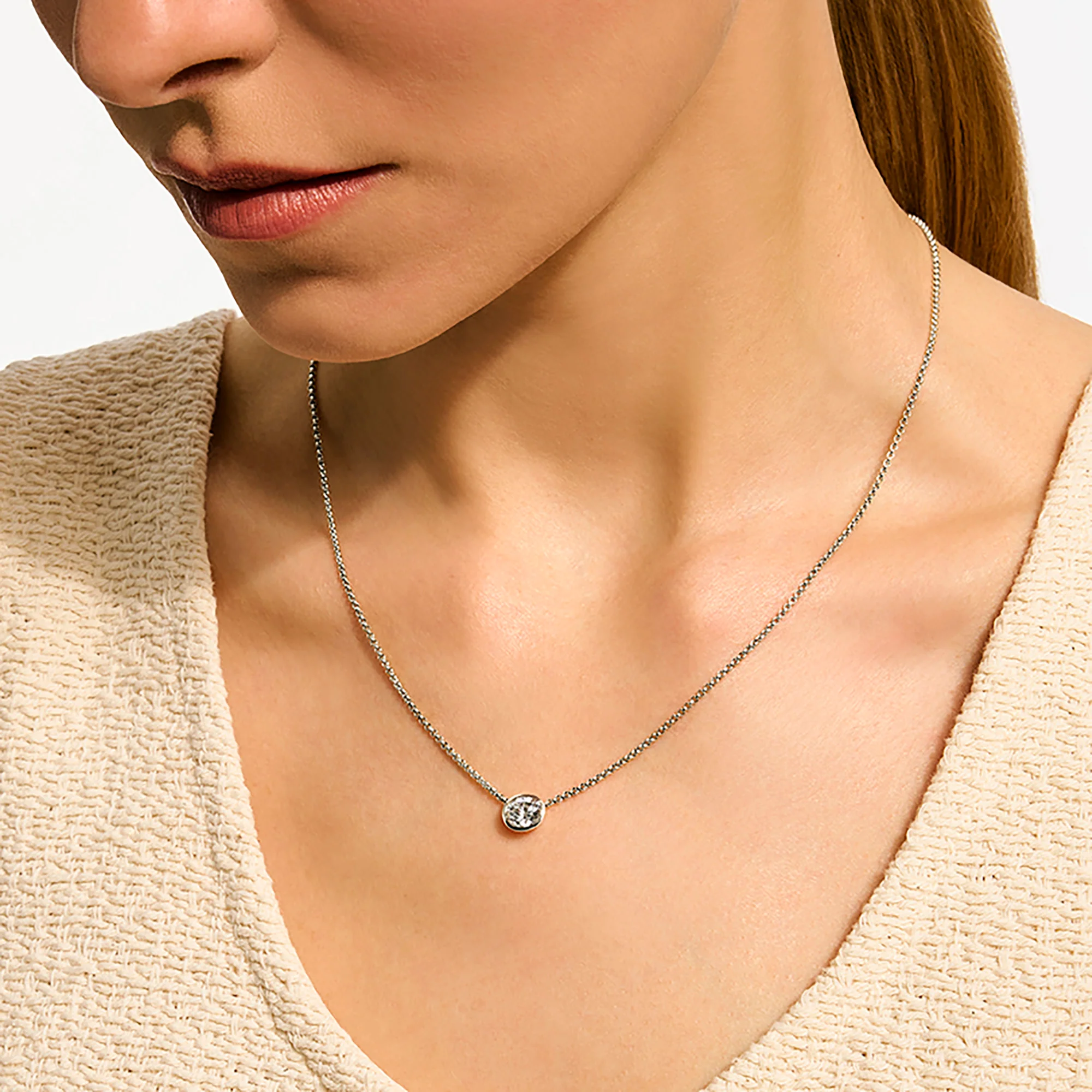 JH Lovestruck™ Necklace,  Sterling Silver, Diamond, 1.25TCW|NBP43001LGD - Image 4