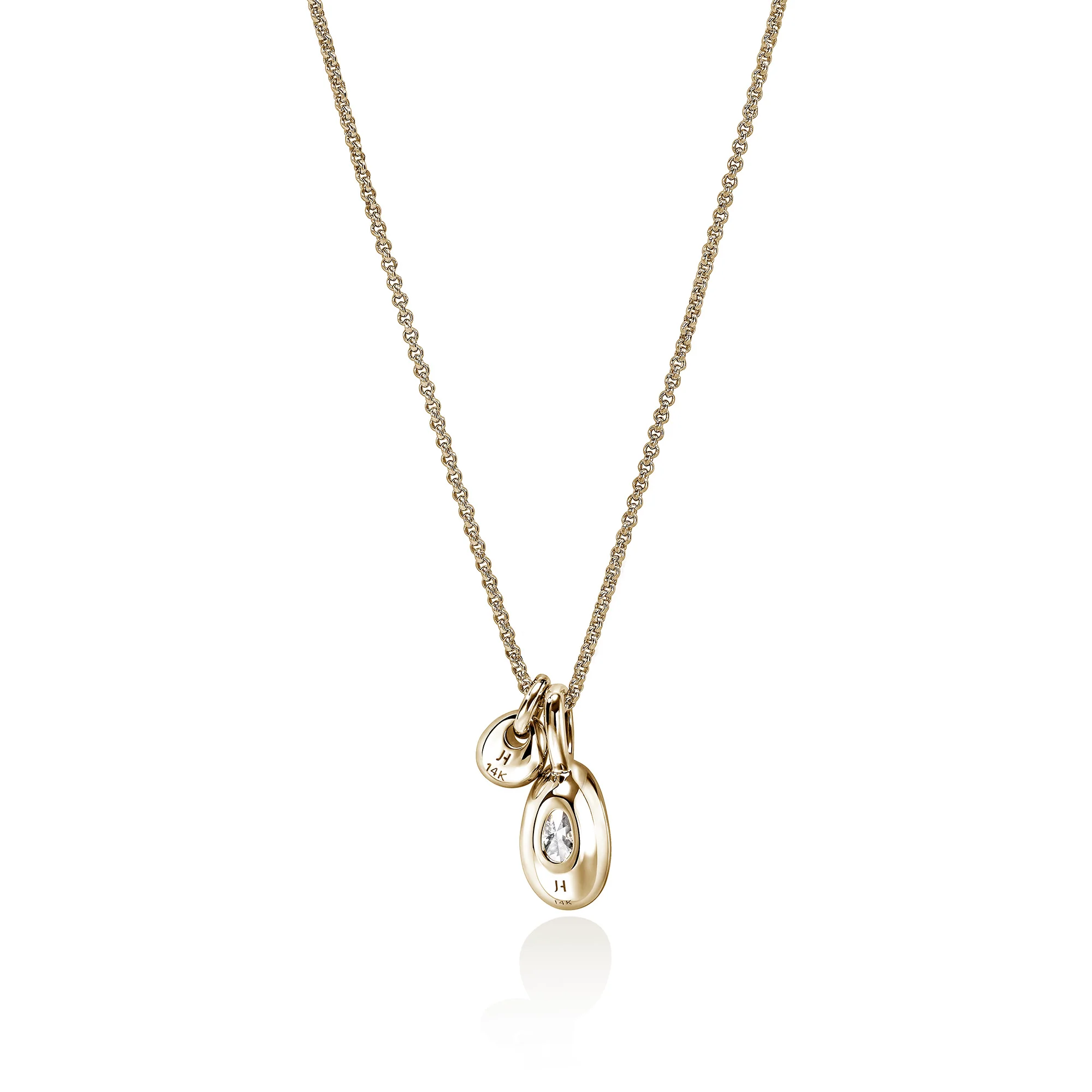 JH Lovestruck™ Pendant Necklace, Gold, Diamond, 3.25TCW|NGGX43017LGD - Image 3