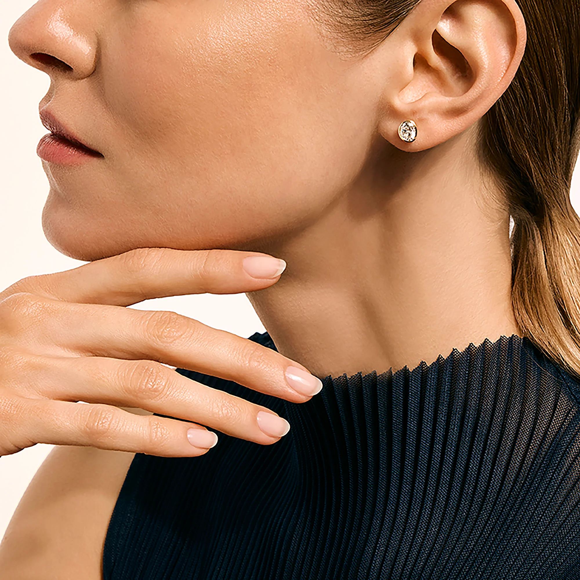 JH Lovestruck™ Stud Earrings, Gold, Diamonds, 1.5TCW|EGGX43008LGD - Image 4
